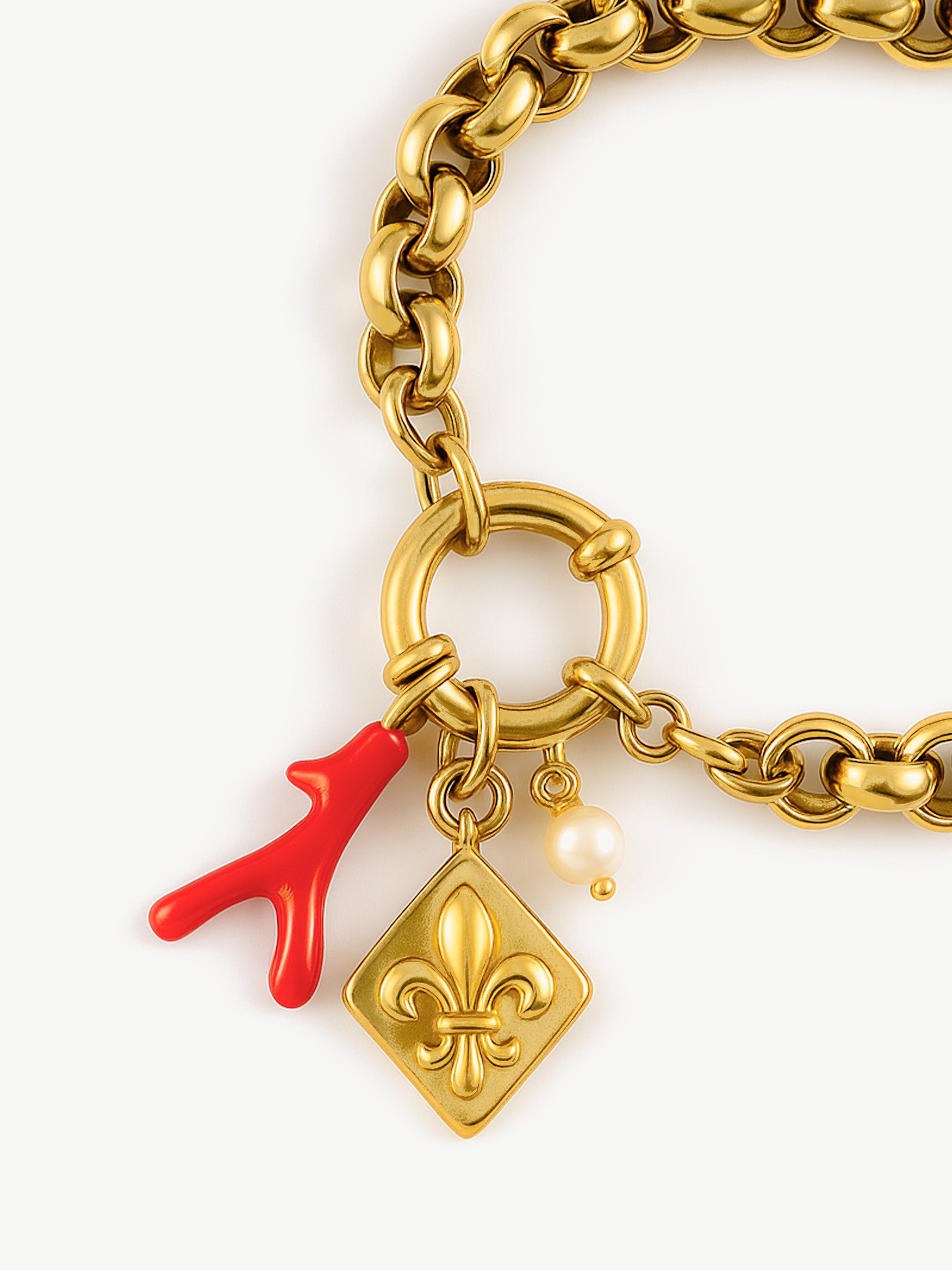 Bracelet chaîne Belcher pour breloques