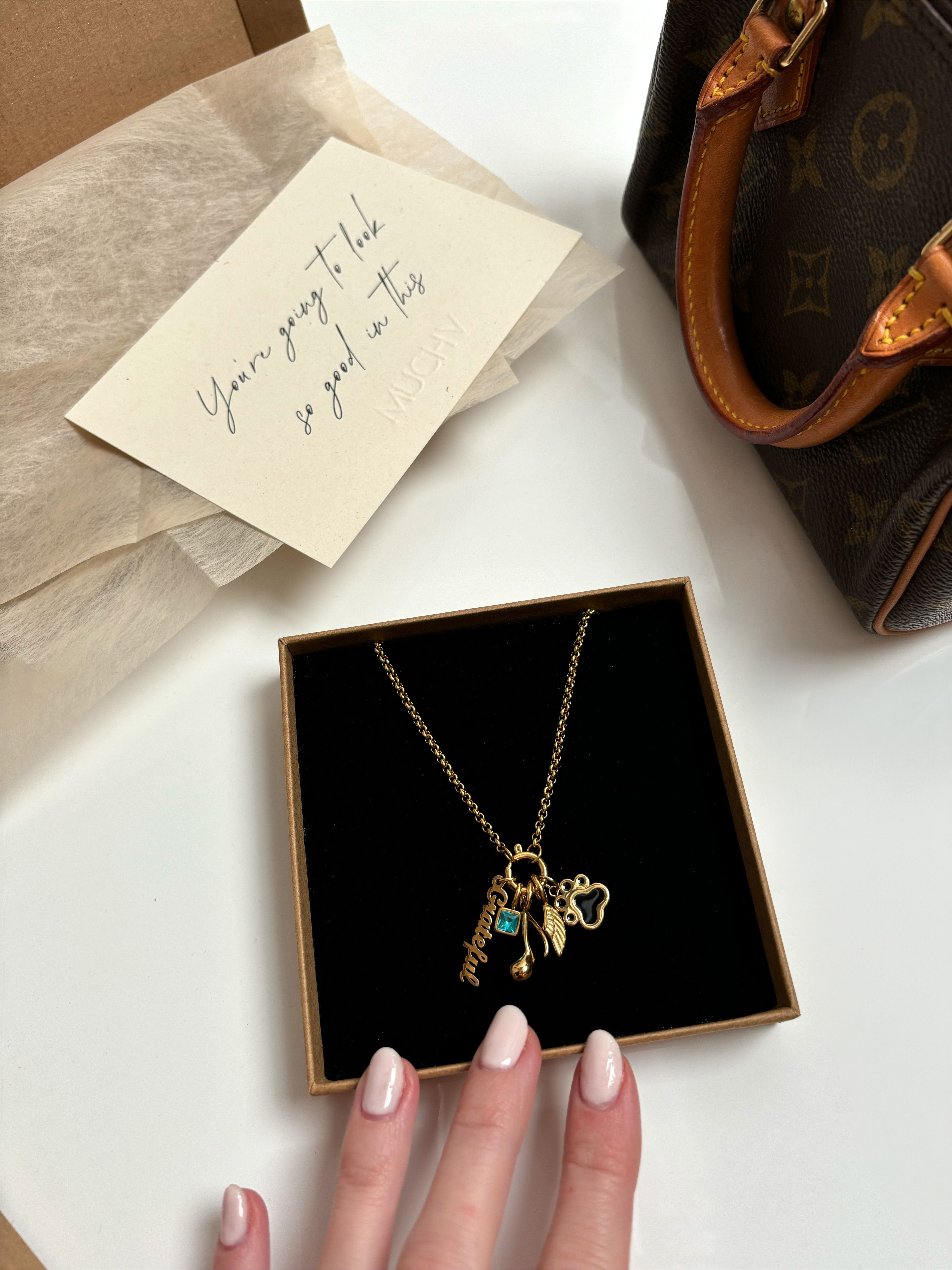 Rolo Chain Necklace For Charms (Q-Clasp)