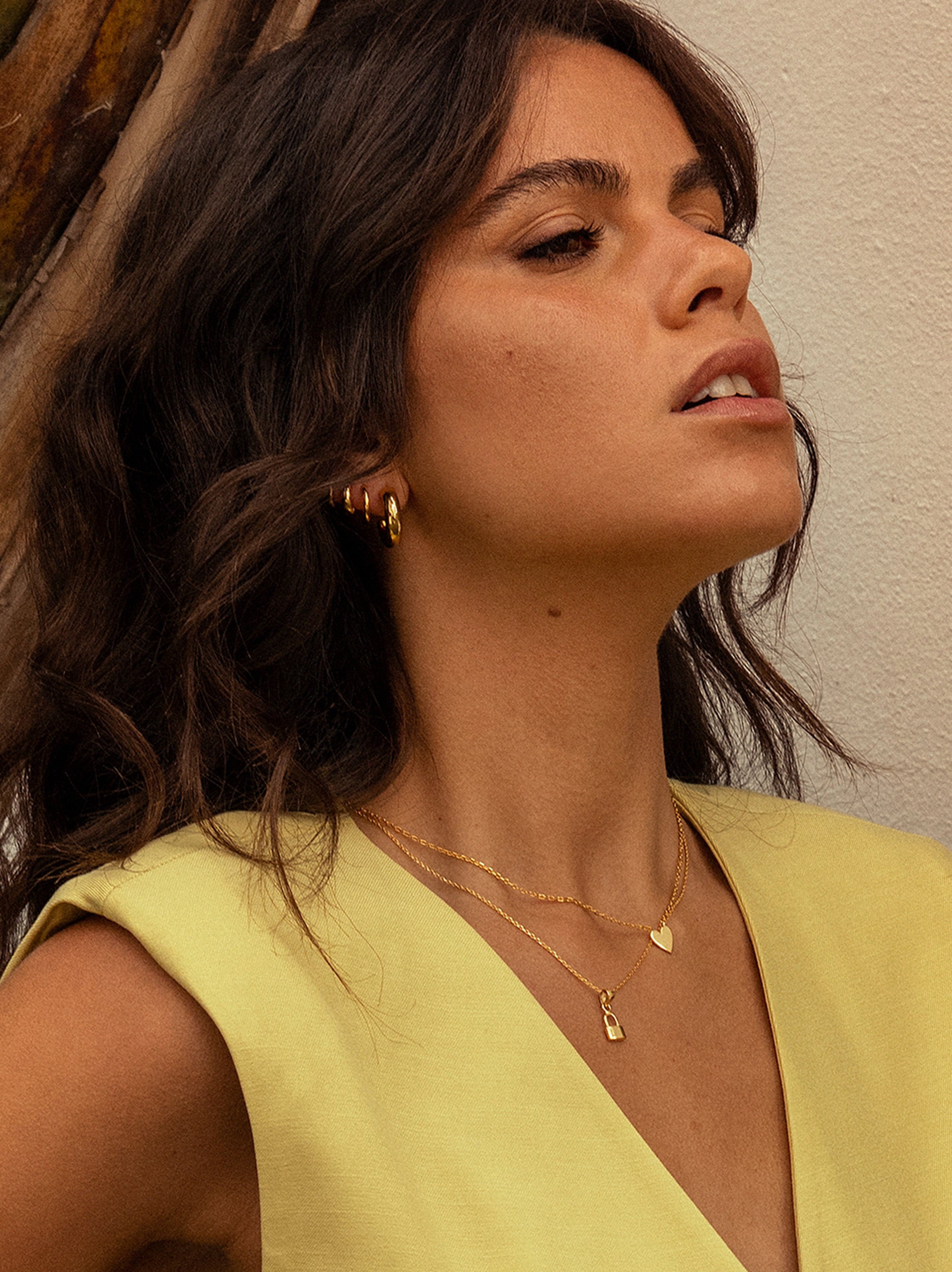 Chunky Small Hoop Earrings