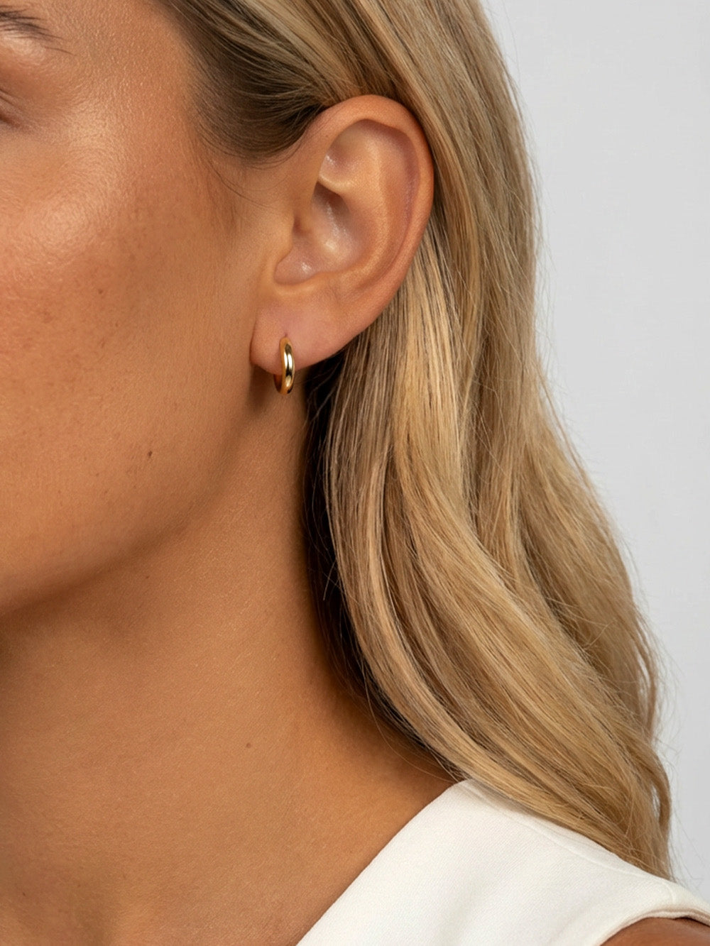 Boucles d'oreilles créoles Huggie