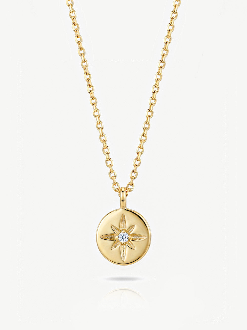 Tiny Star Coin Necklace