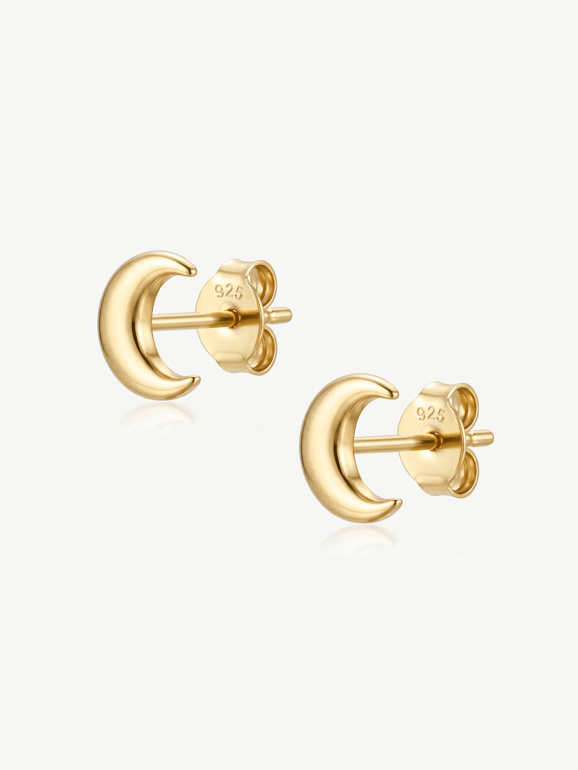 Moon Stud Earrings
