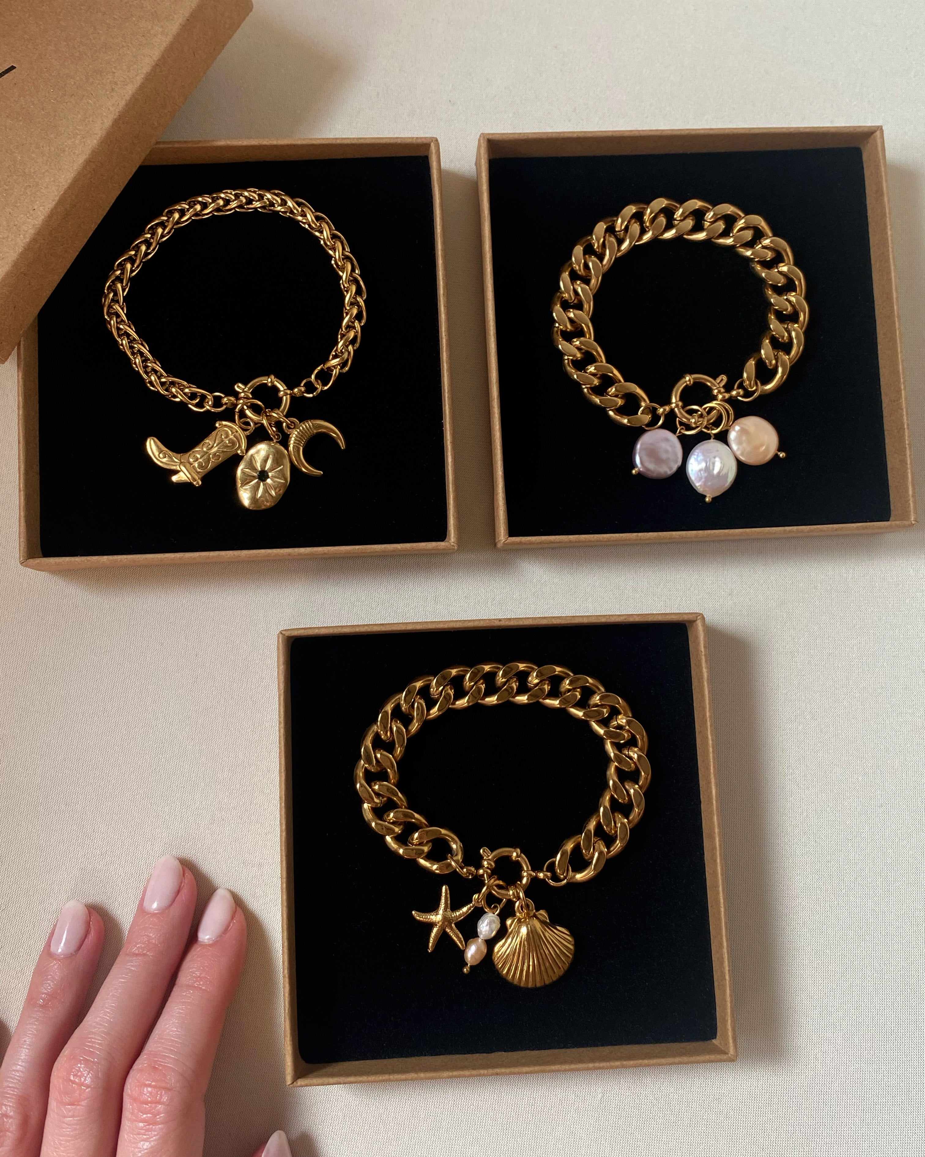 Breloque perle rose (minuscule)