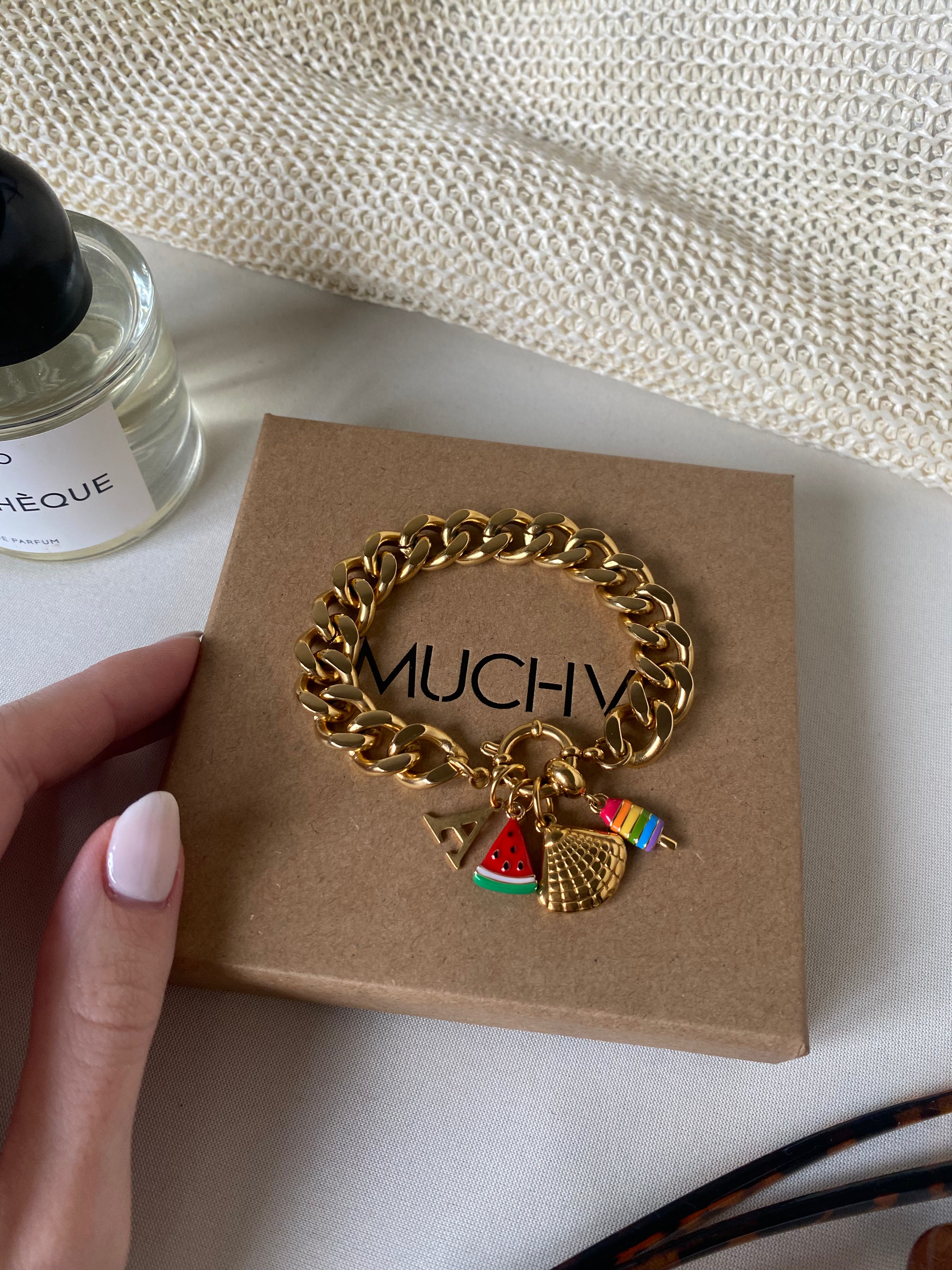 Breloque pastèque rouge (petite)