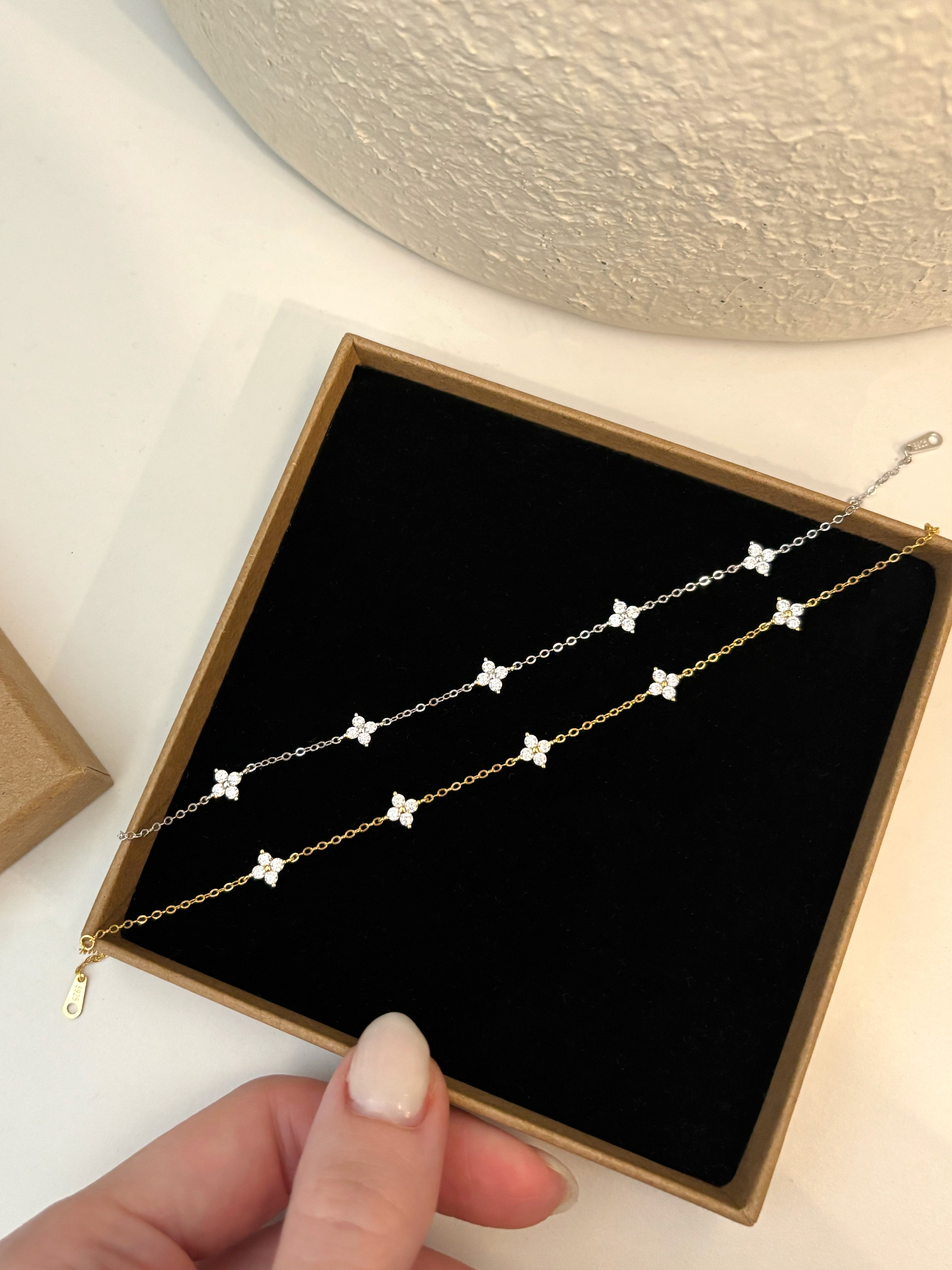 Dainty Hydrangea Bracelet