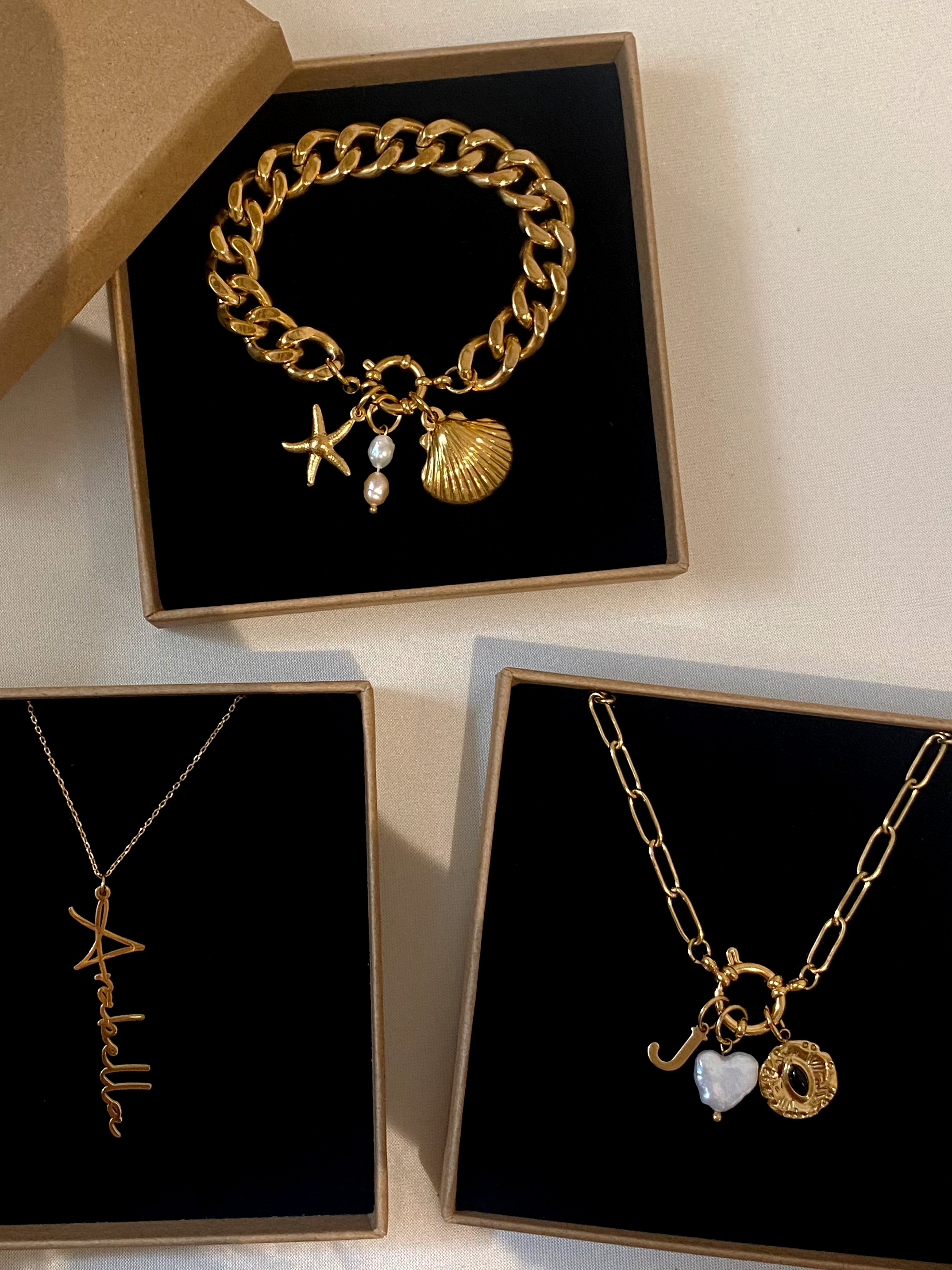 Breloque lettre initiale (petite)