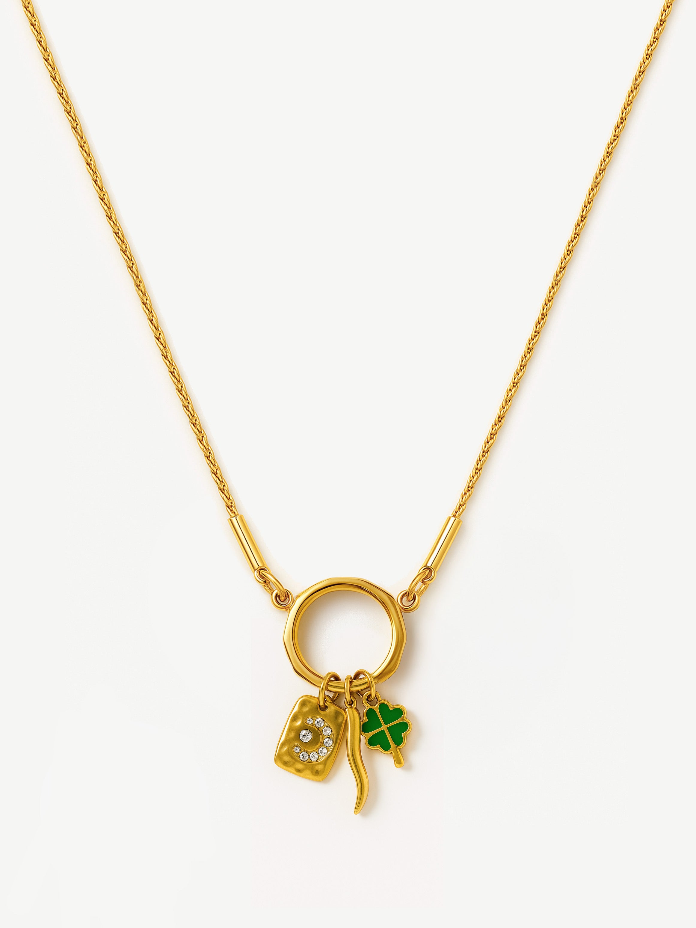 Fine Chain Necklace For Charms (O Clasp)