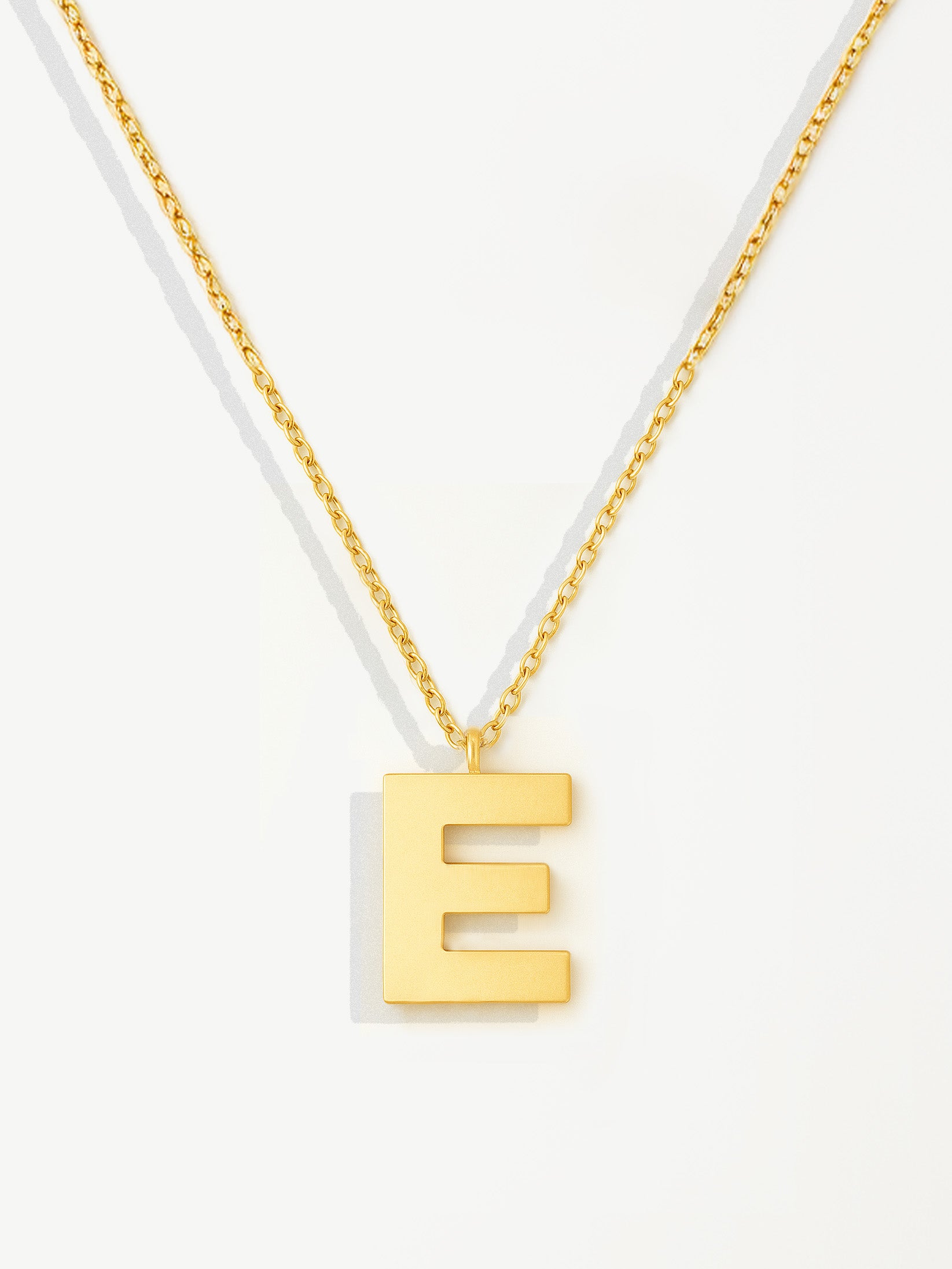 Collier pendentif initial
