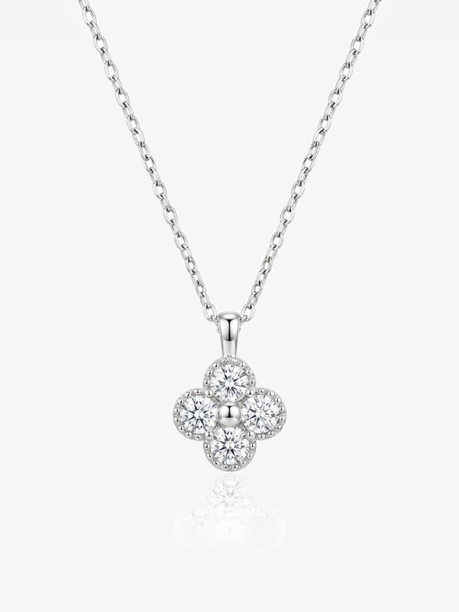 White Clover Necklace