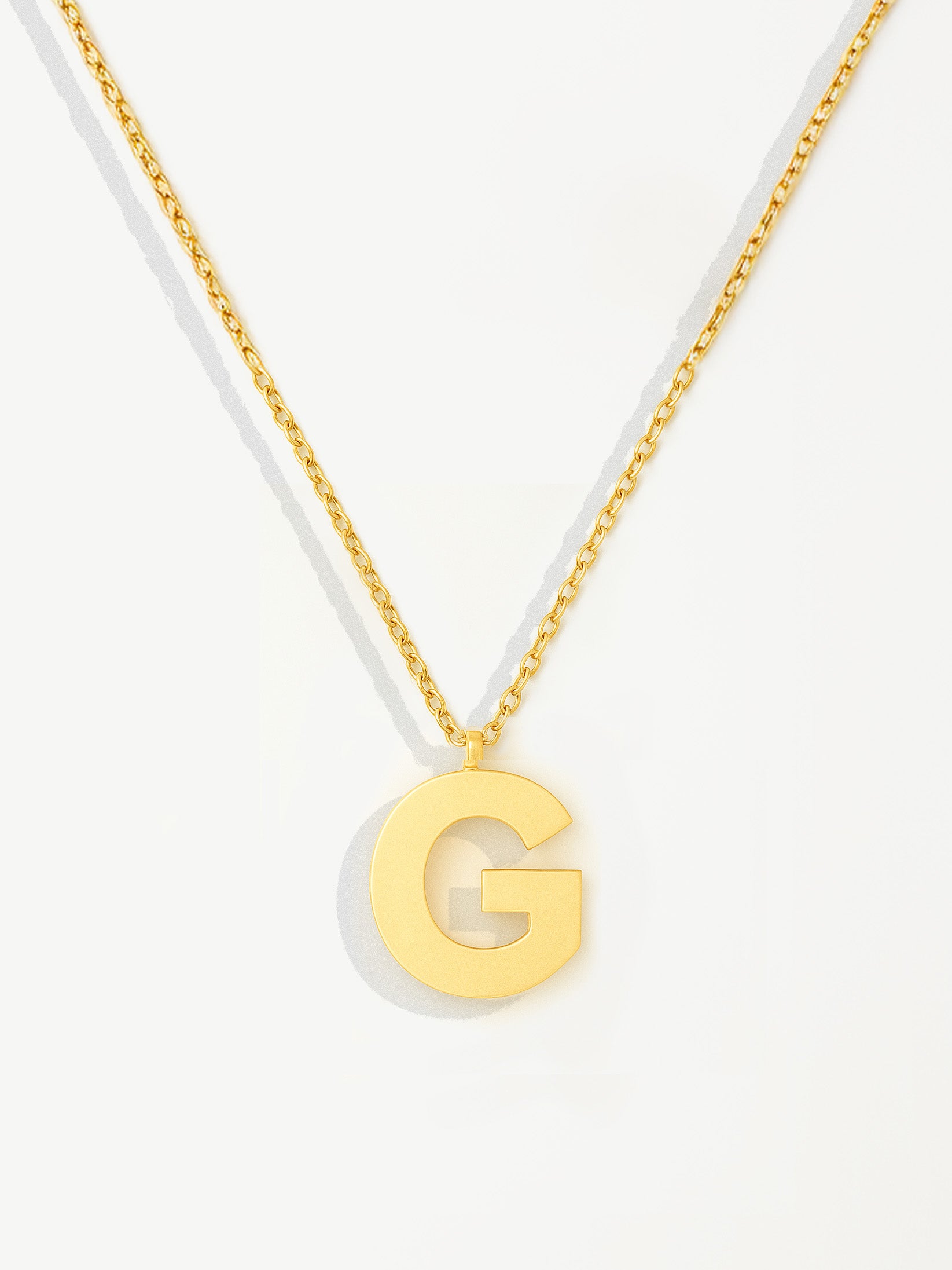 Collier pendentif initial