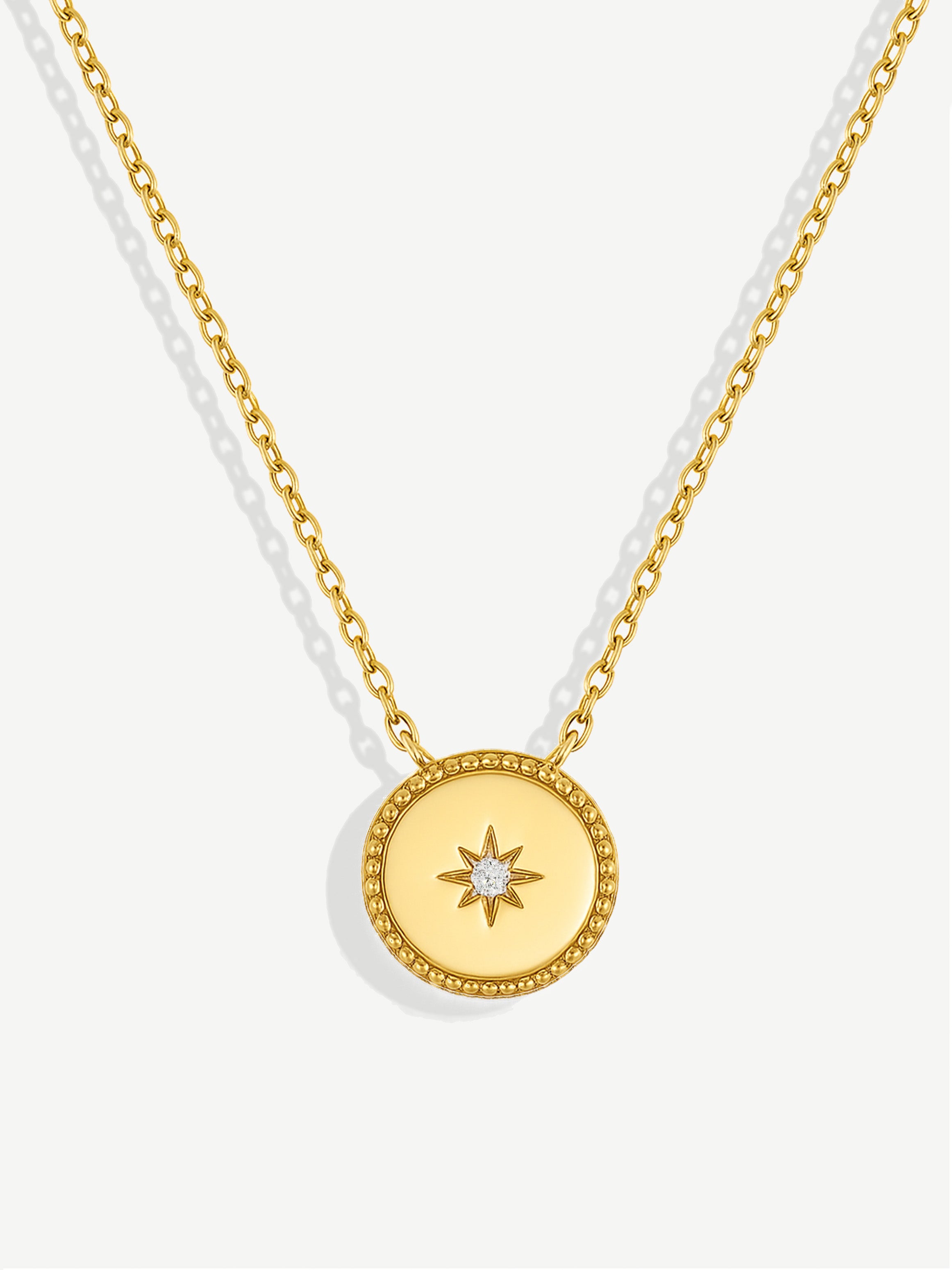 Collier avec pièce de monnaie North Star