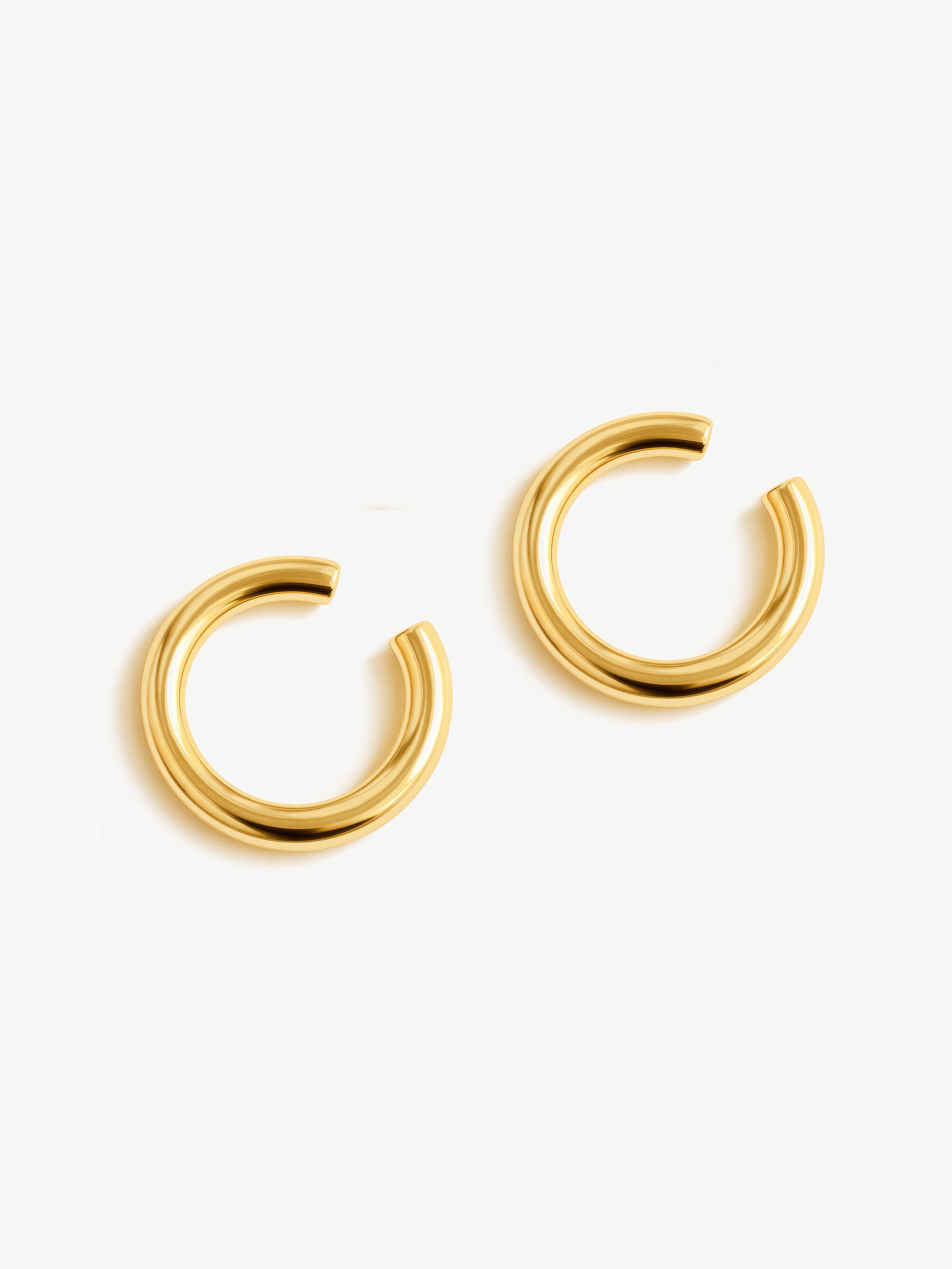 Boucles d'oreilles en forme de conque épaisse