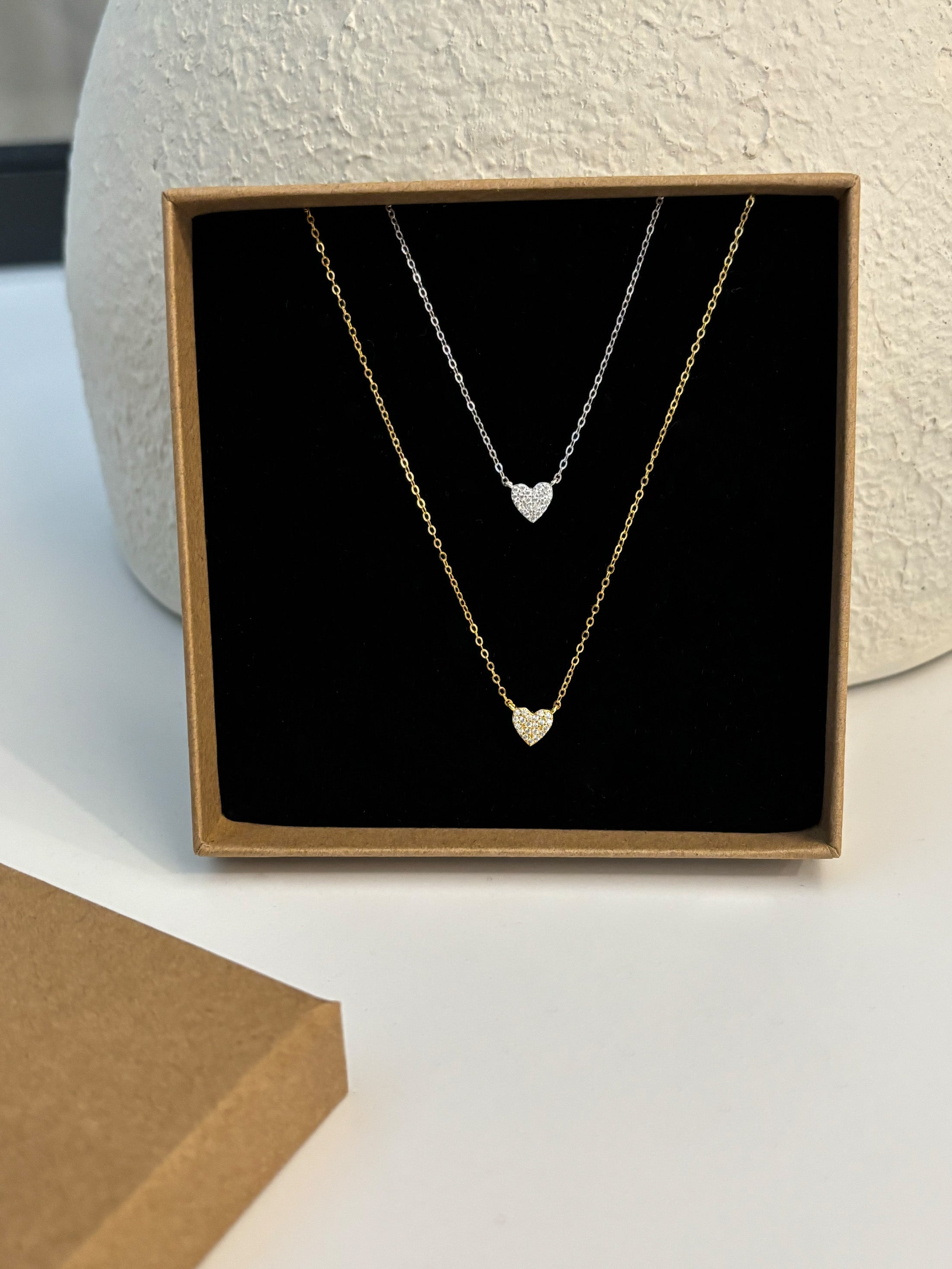 Collier cœur délicat