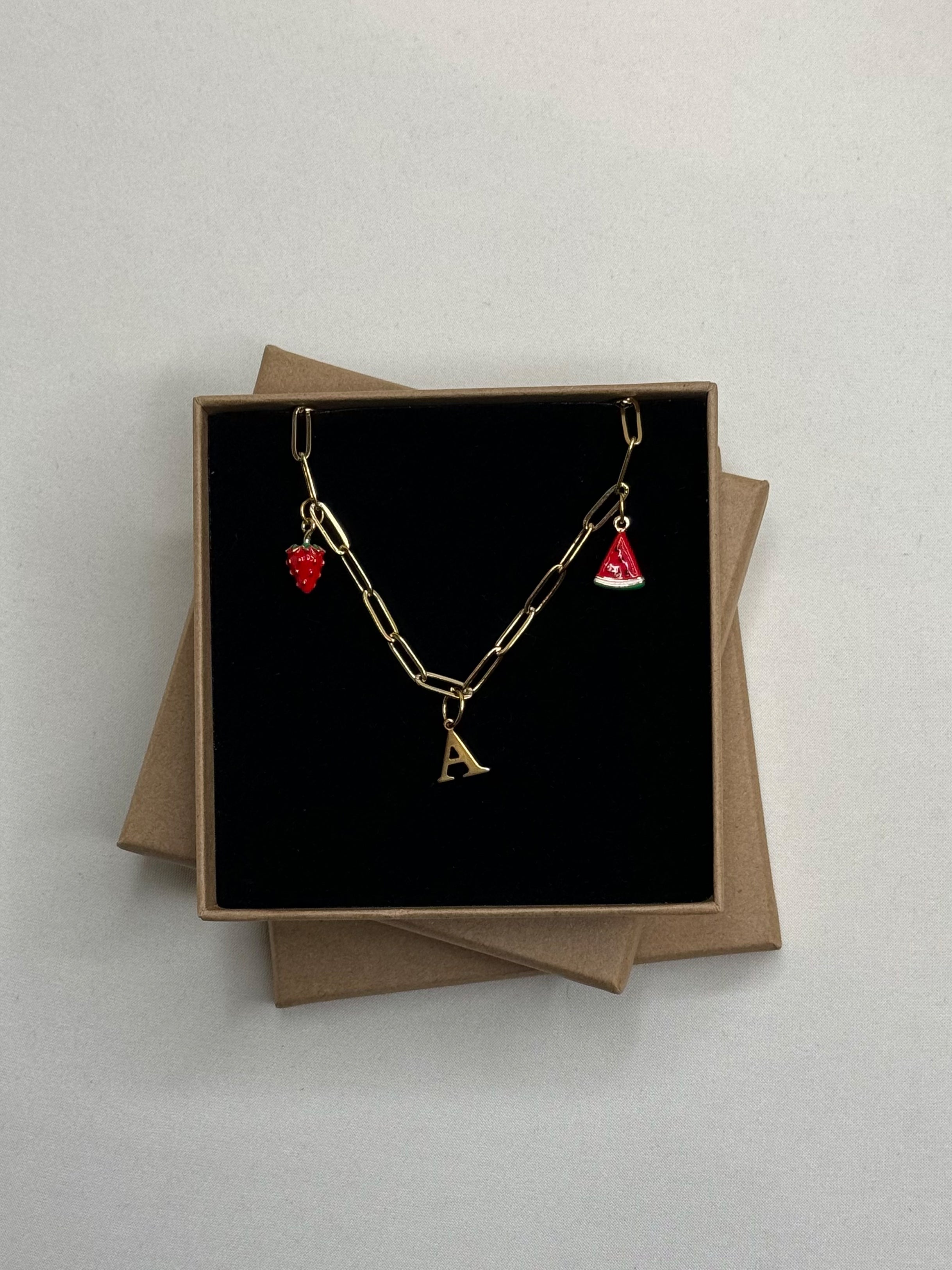 Breloque lettre initiale (petite)