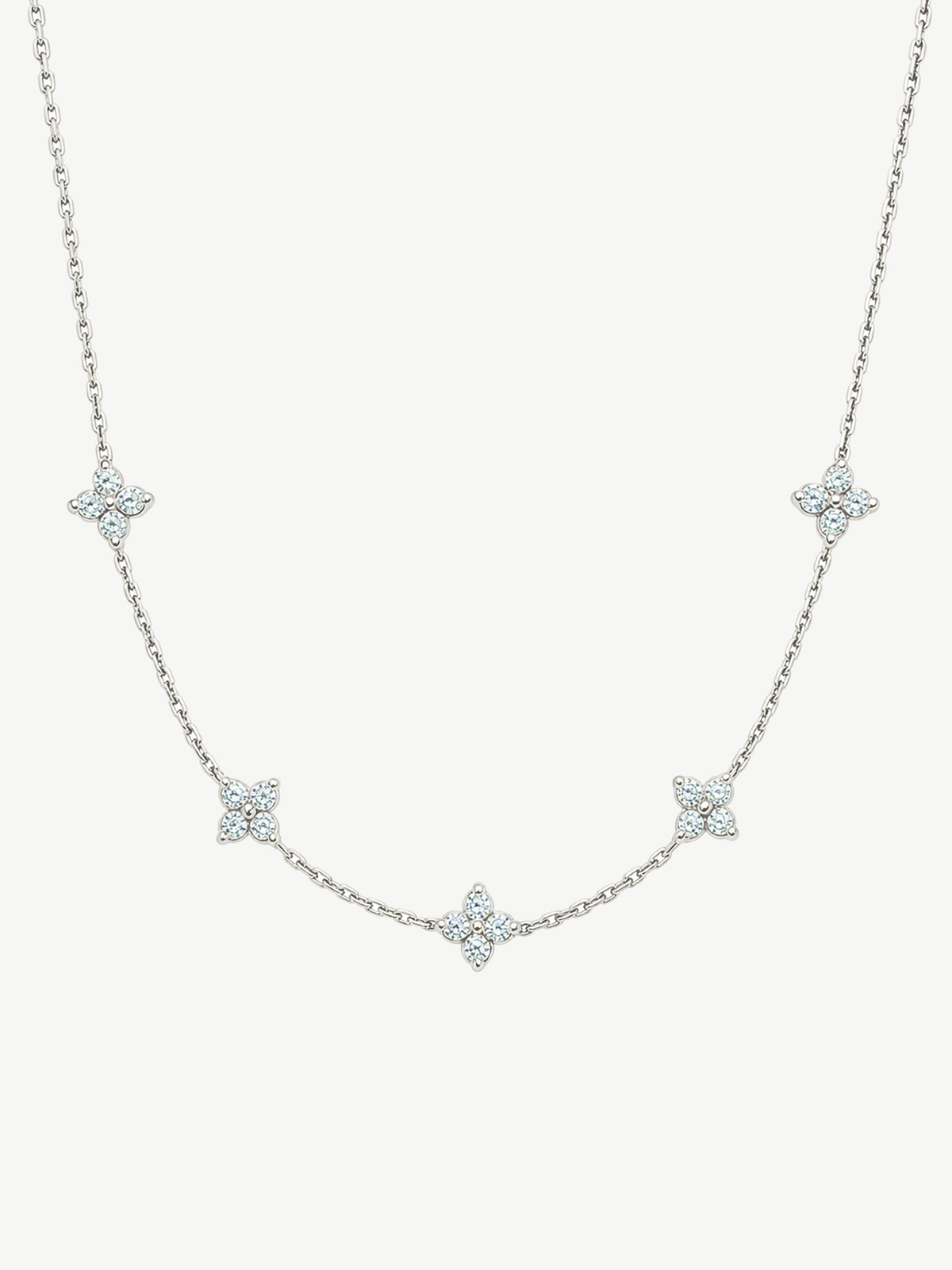 Dainty Hydrangea Flower Necklace
