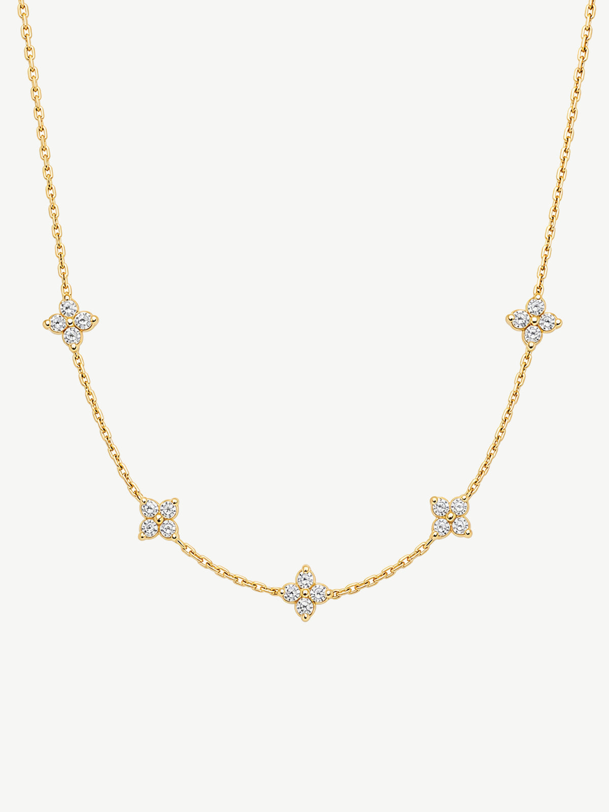 Dainty Hydrangea Flower Necklace