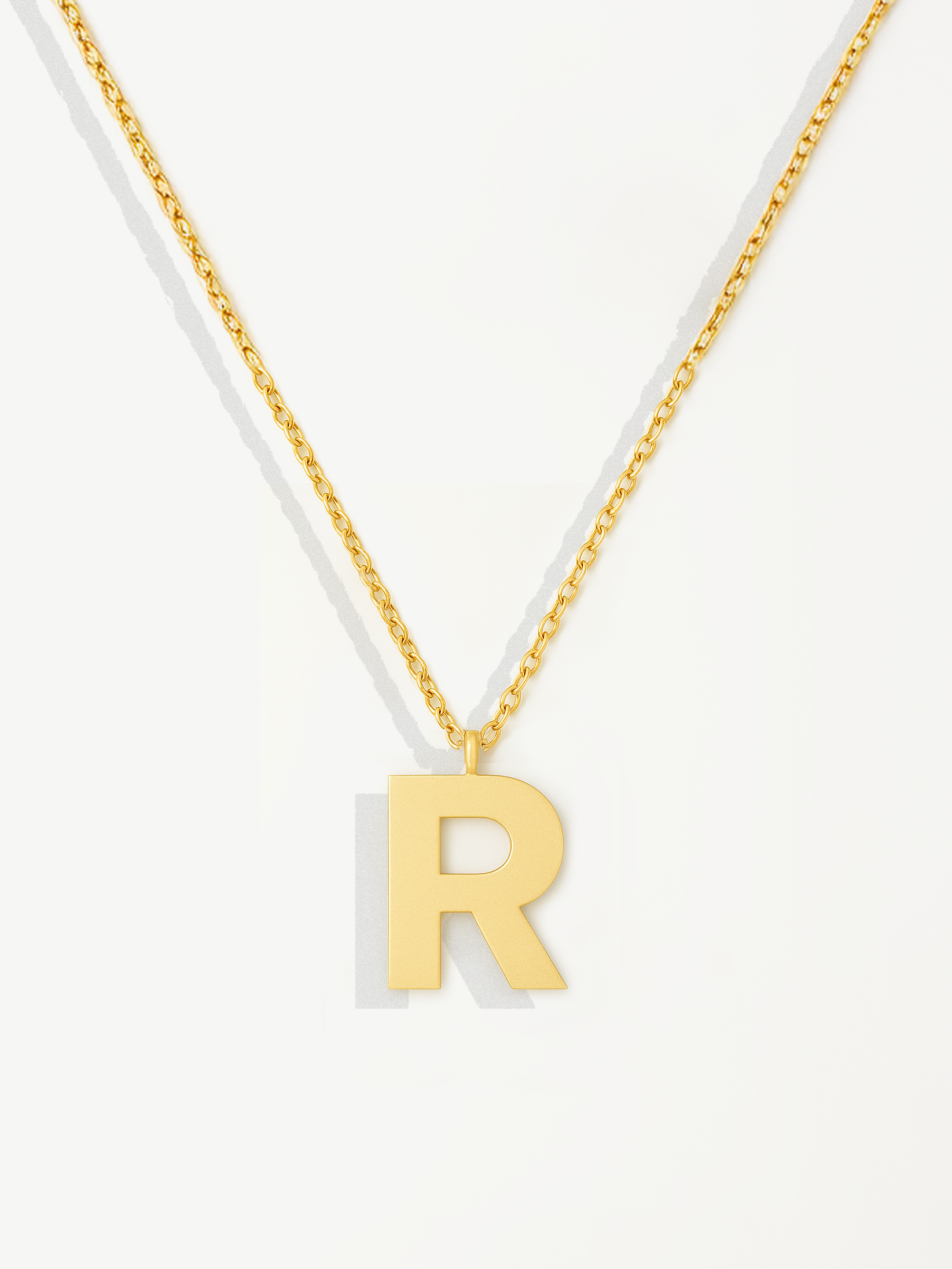 Collier pendentif initial