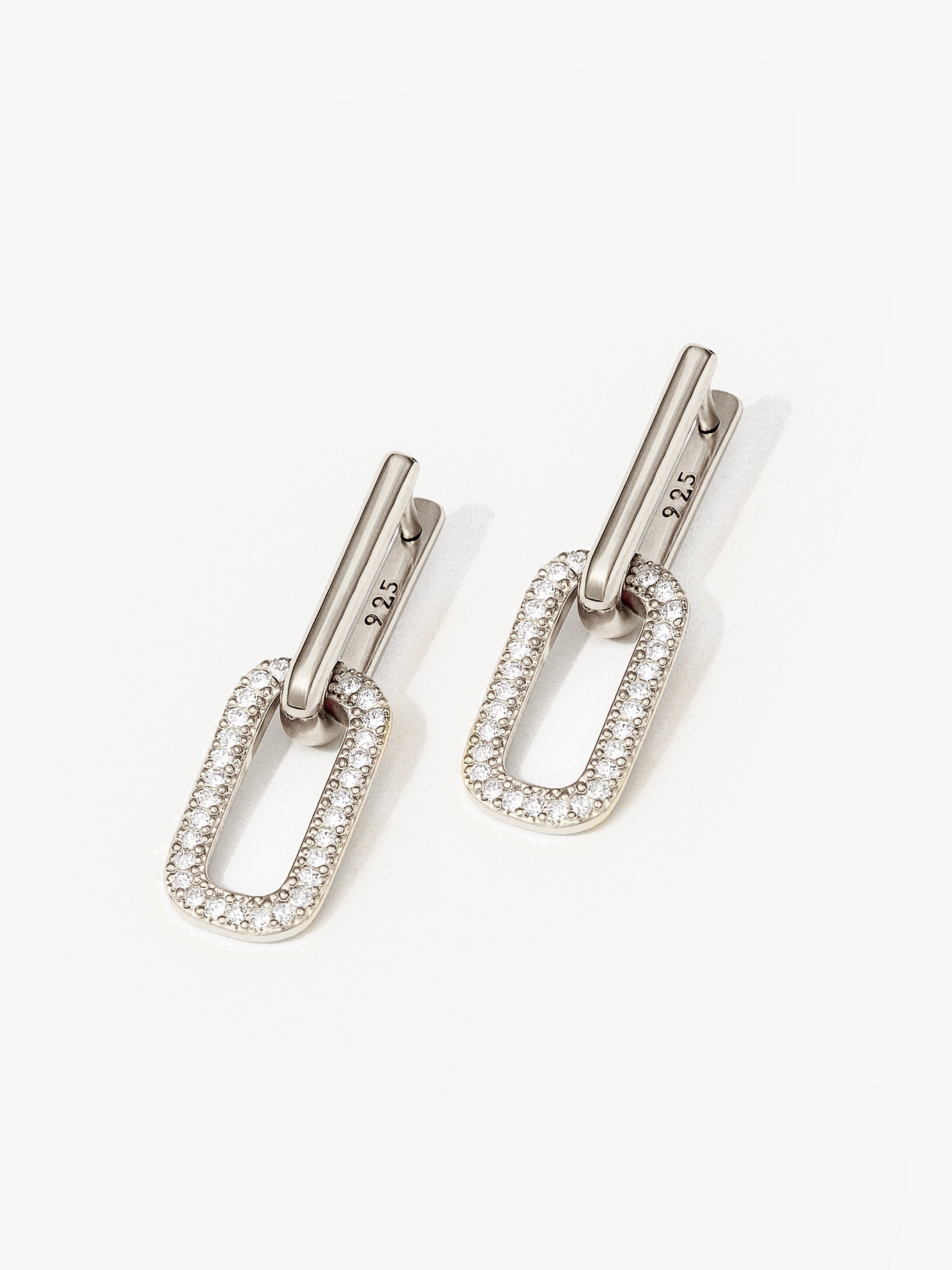 Boucles d'oreilles créoles pendantes en or avec breloques amovibles