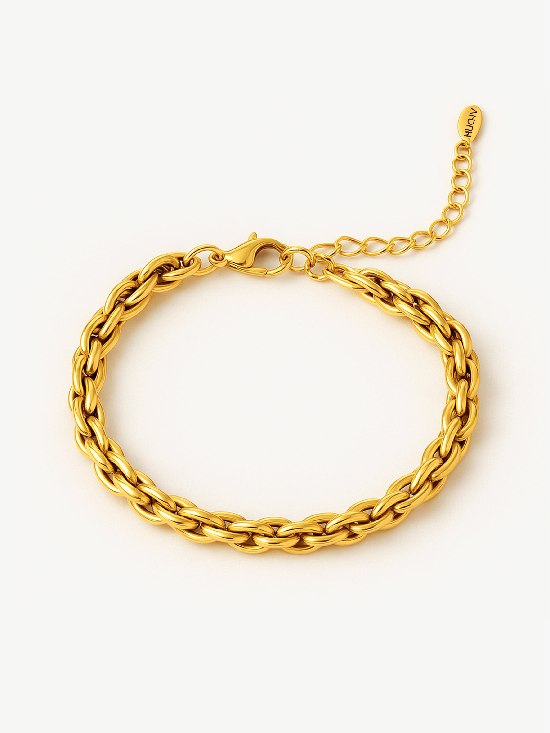 Bracelet à chaîne torsadée