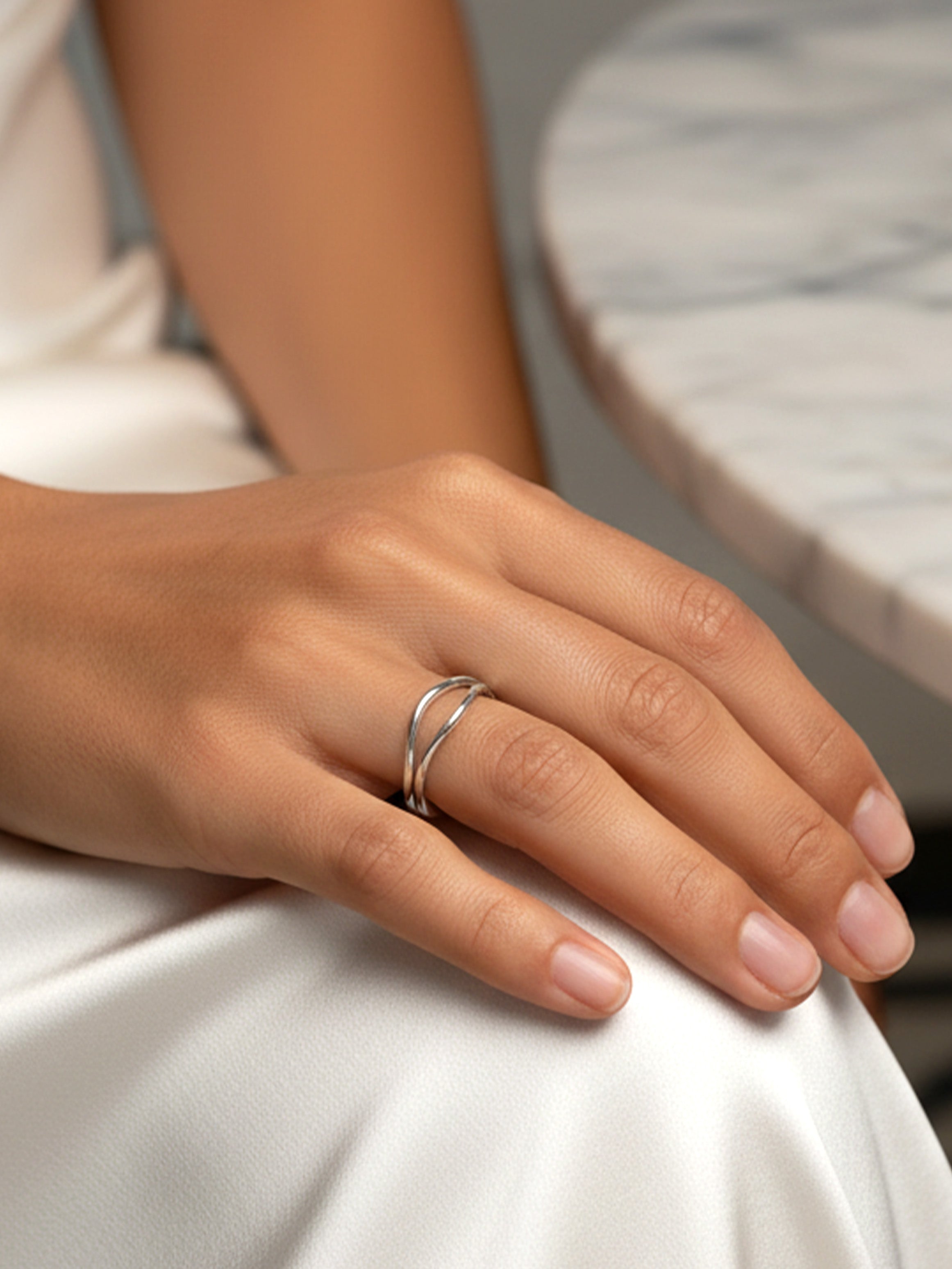 Anneau ondulé - Réglable