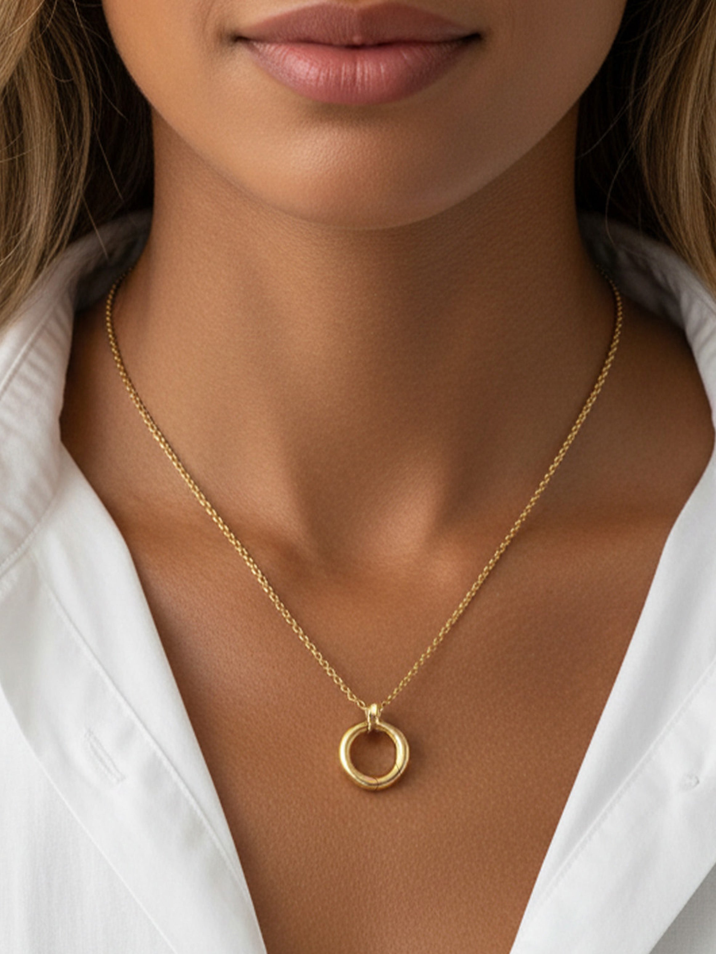 Rolo Chain For Charms (Medium O-Clasp Pendant)