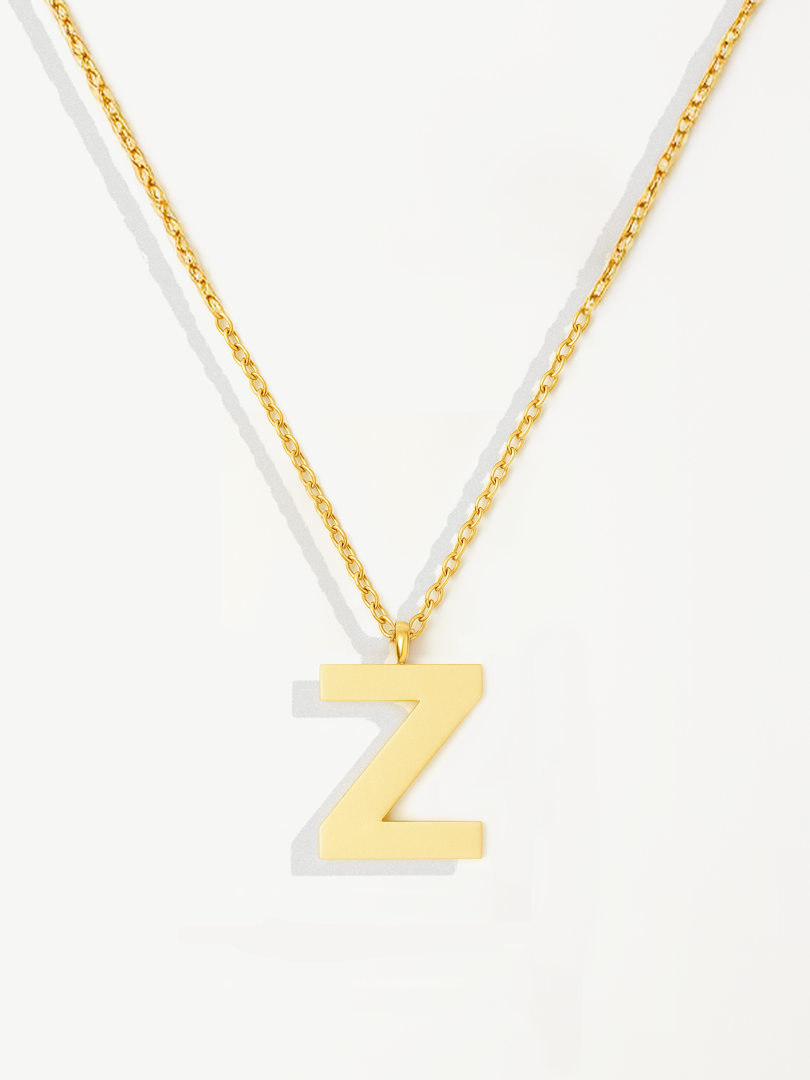 Collier pendentif initial