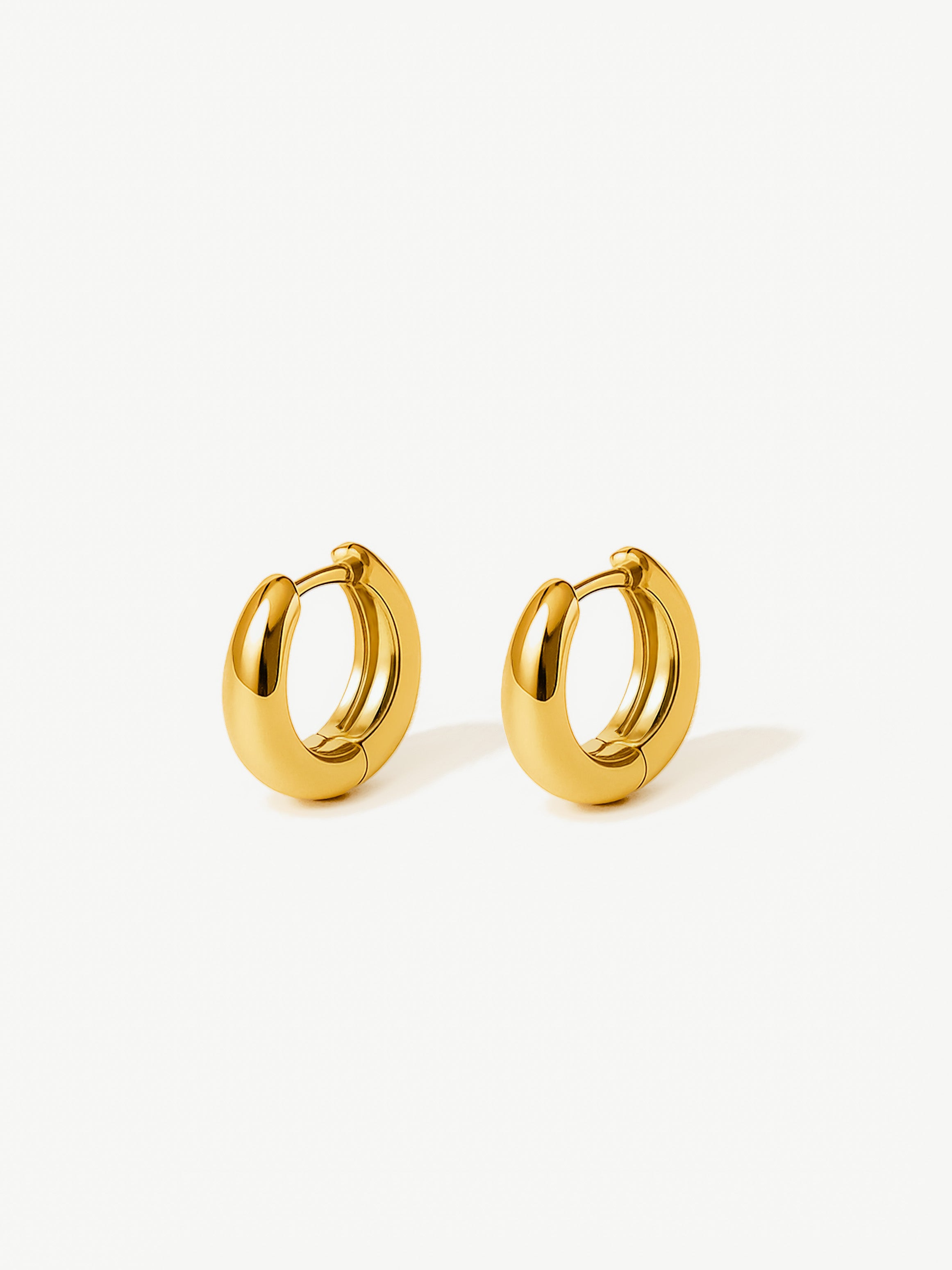 Hinged Huggie Hoop Earrings