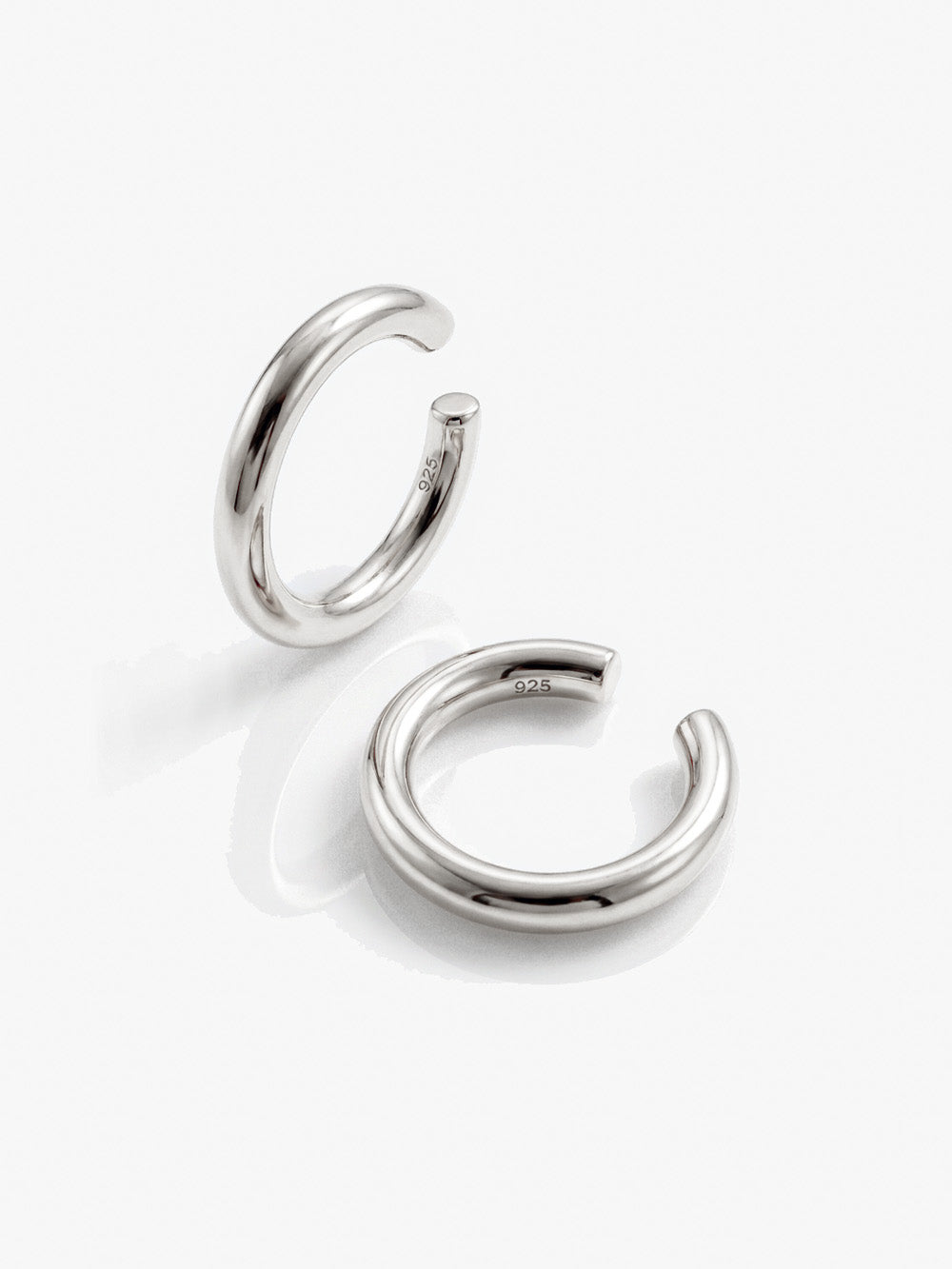 Boucles d'oreilles en forme de conque épaisse