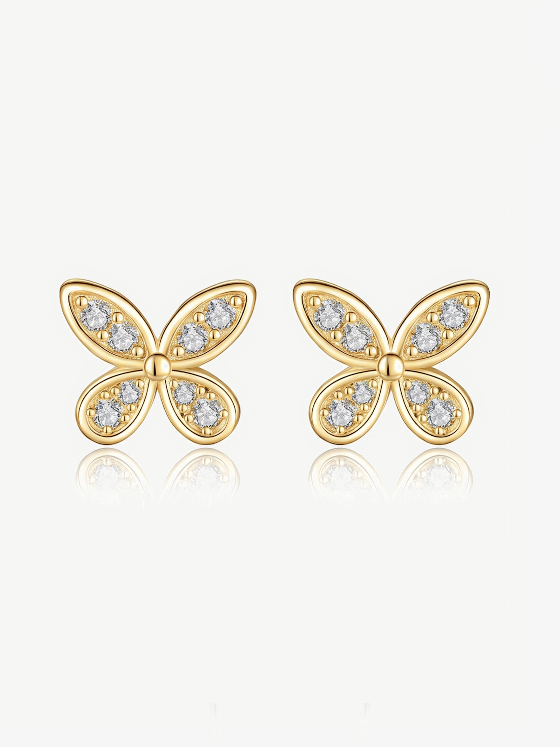 Small Butterfly Stud Earrings