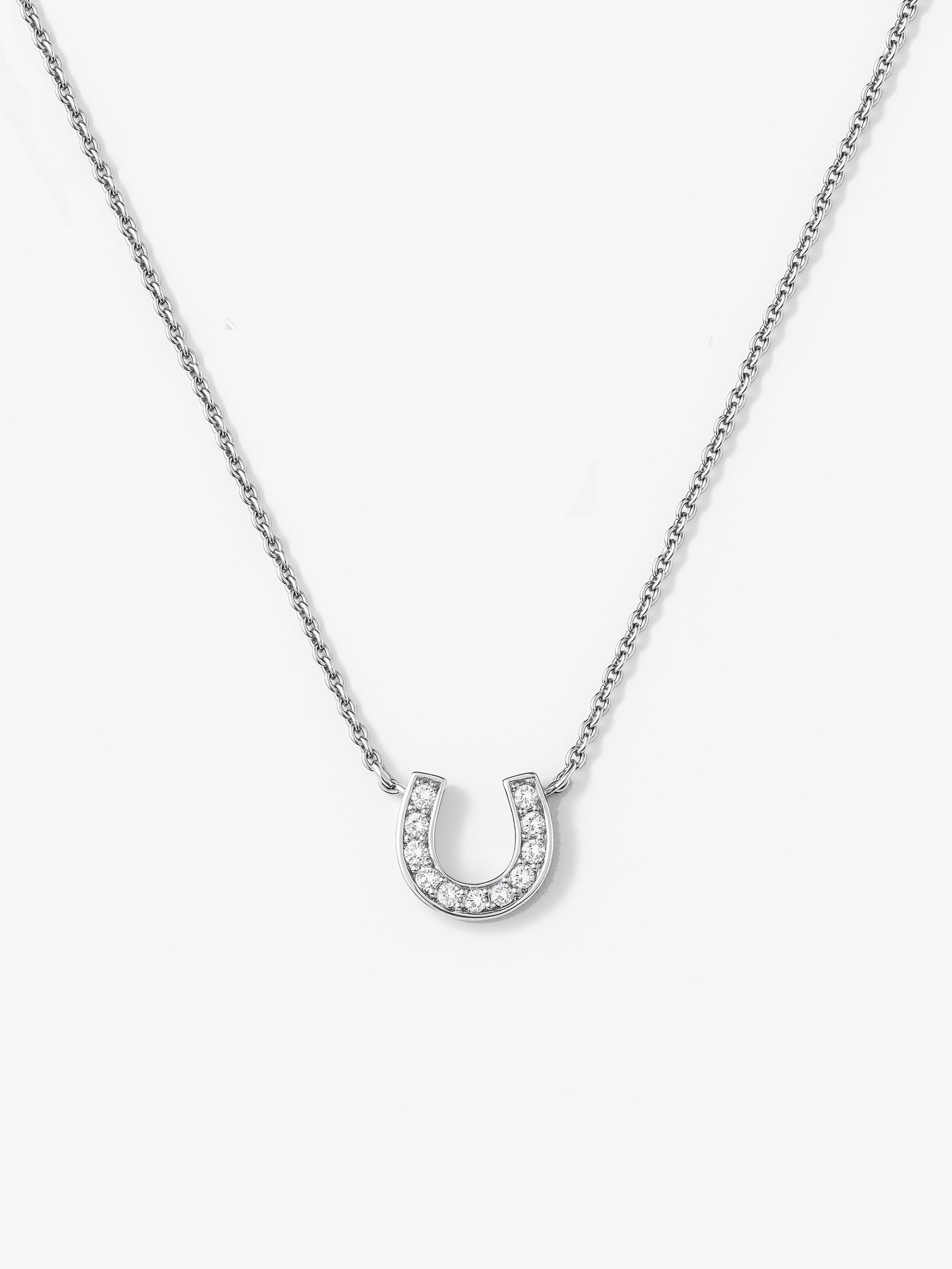 Dainty Horseshoe Pendant Necklace