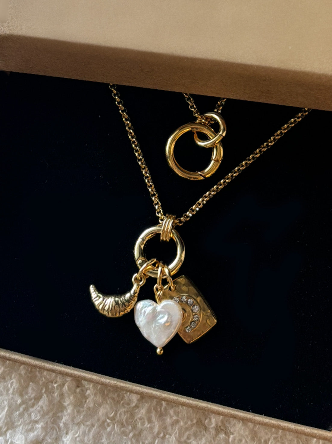 Chaîne Rolo pour breloques (petit pendentif à fermoir en O)