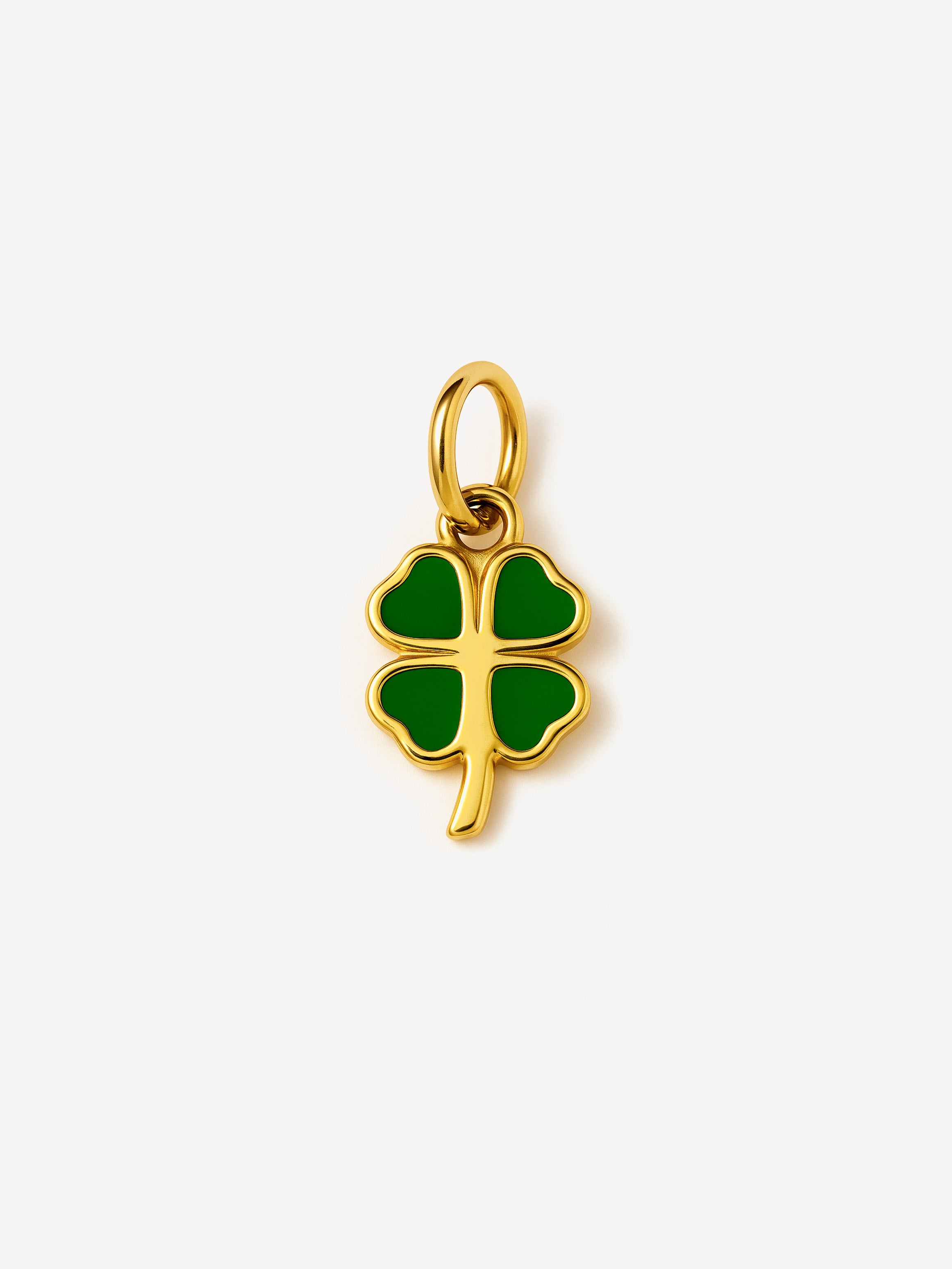 Lucky Four Leaf Clover Charm (Tiny)