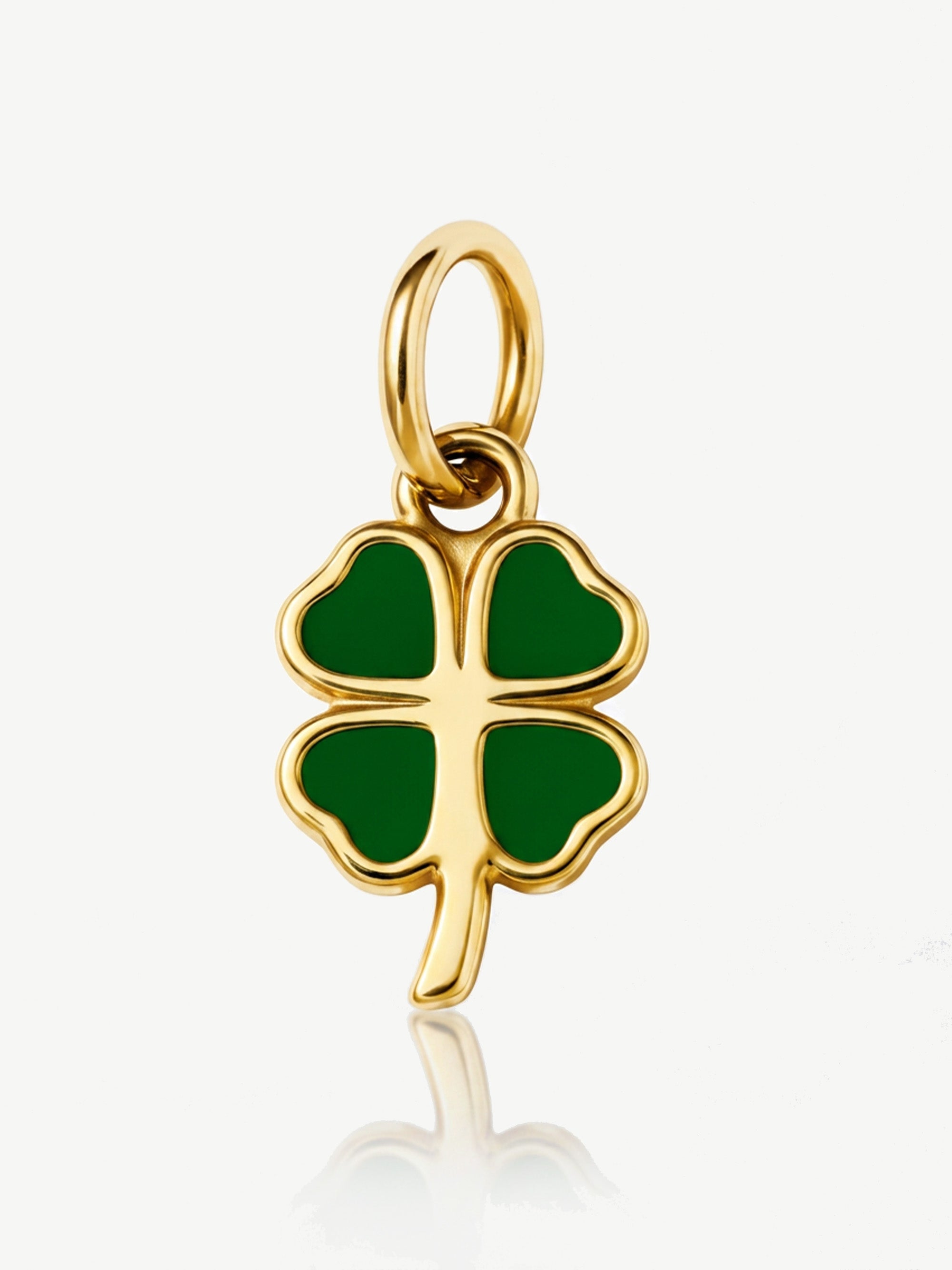 Lucky Four Leaf Clover Charm (Tiny)