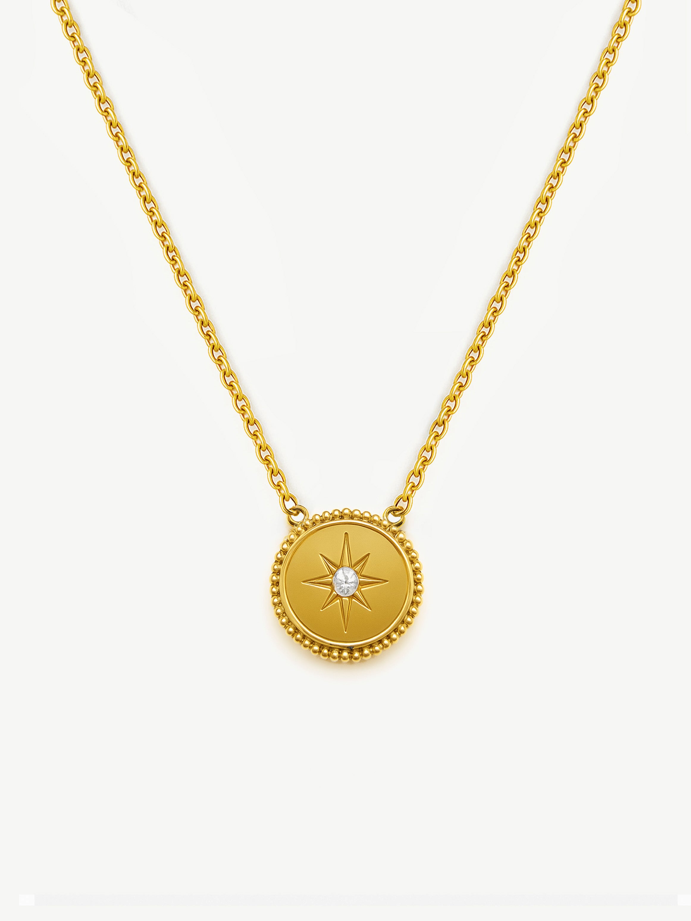 Collier avec pièce de monnaie North Star