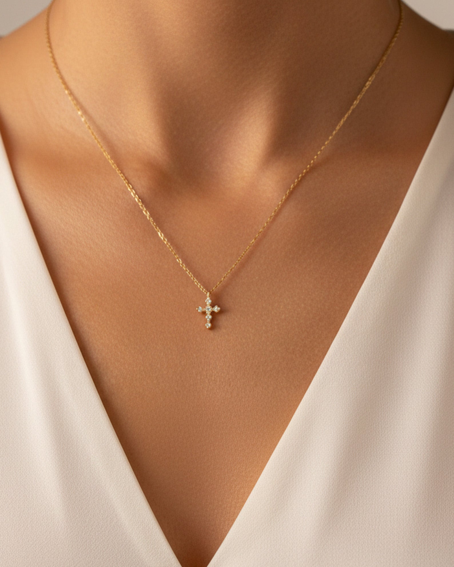 Dainty Cross Necklace