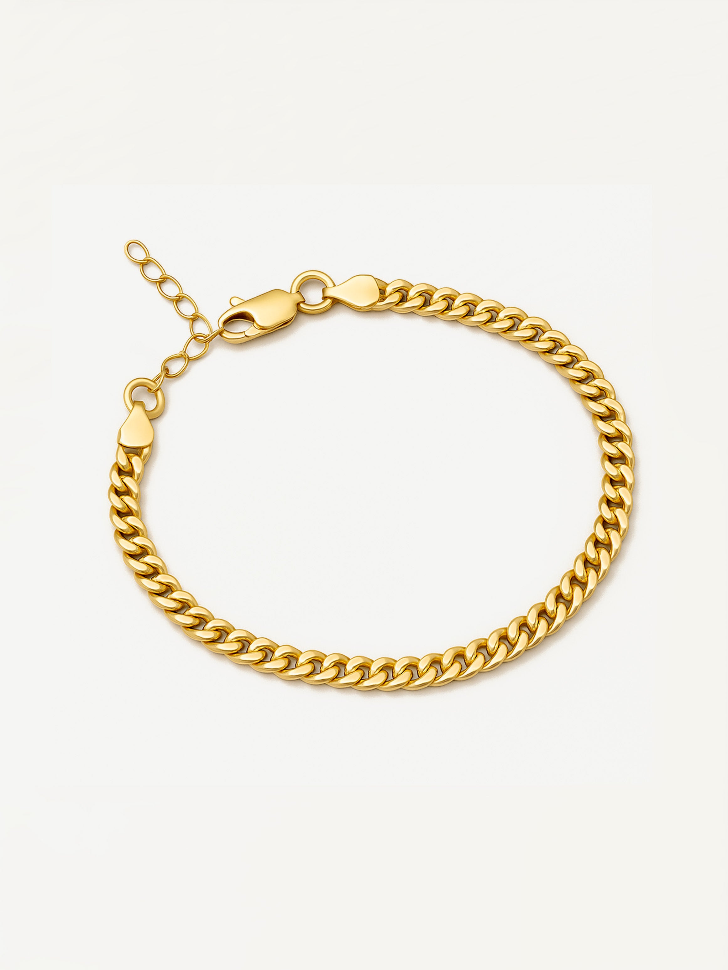 Bracelet gourmette cubain en or - Bracelet de tous les jours