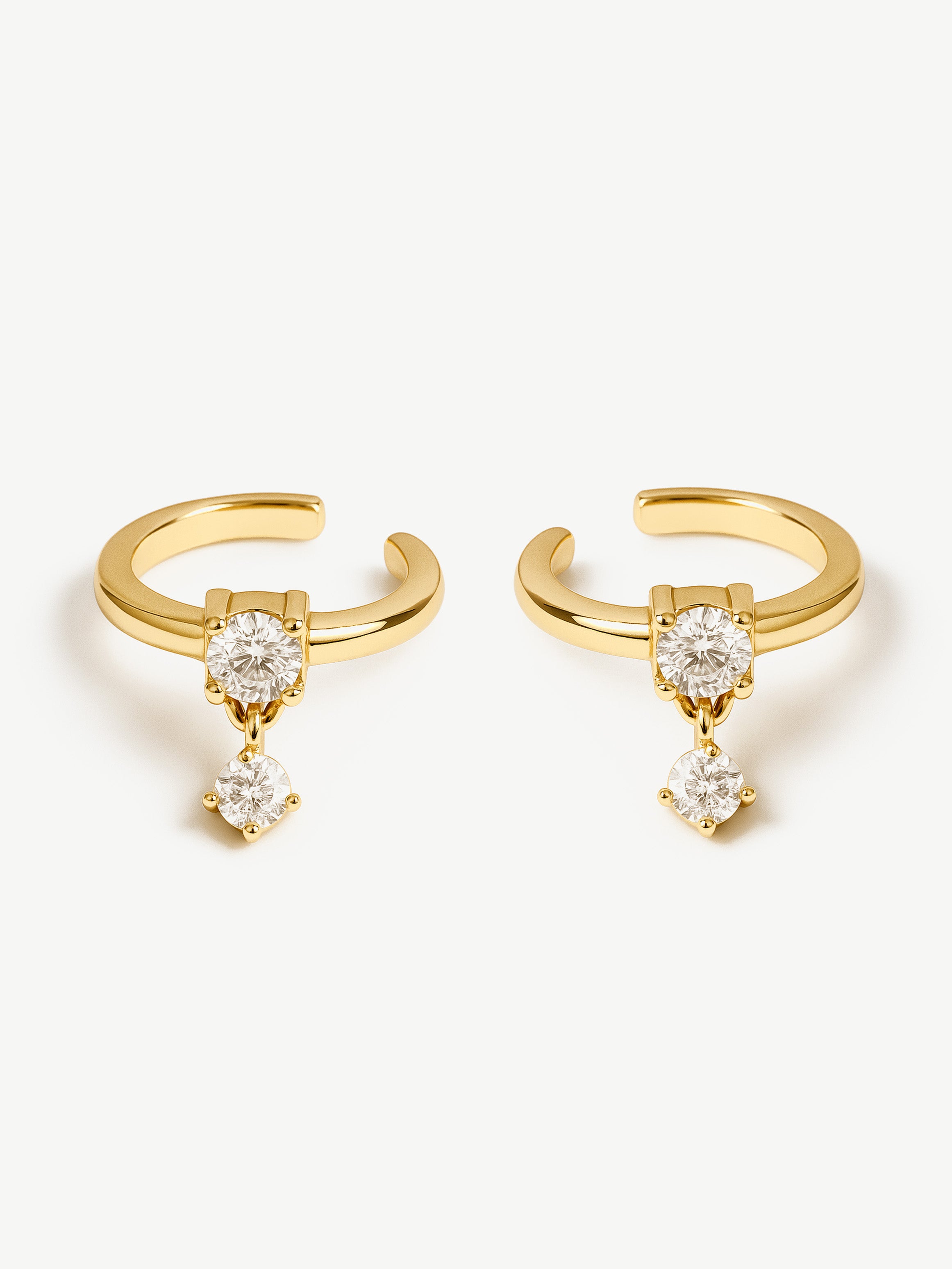 Boucles d'oreilles avec breloques en pierre pendantes