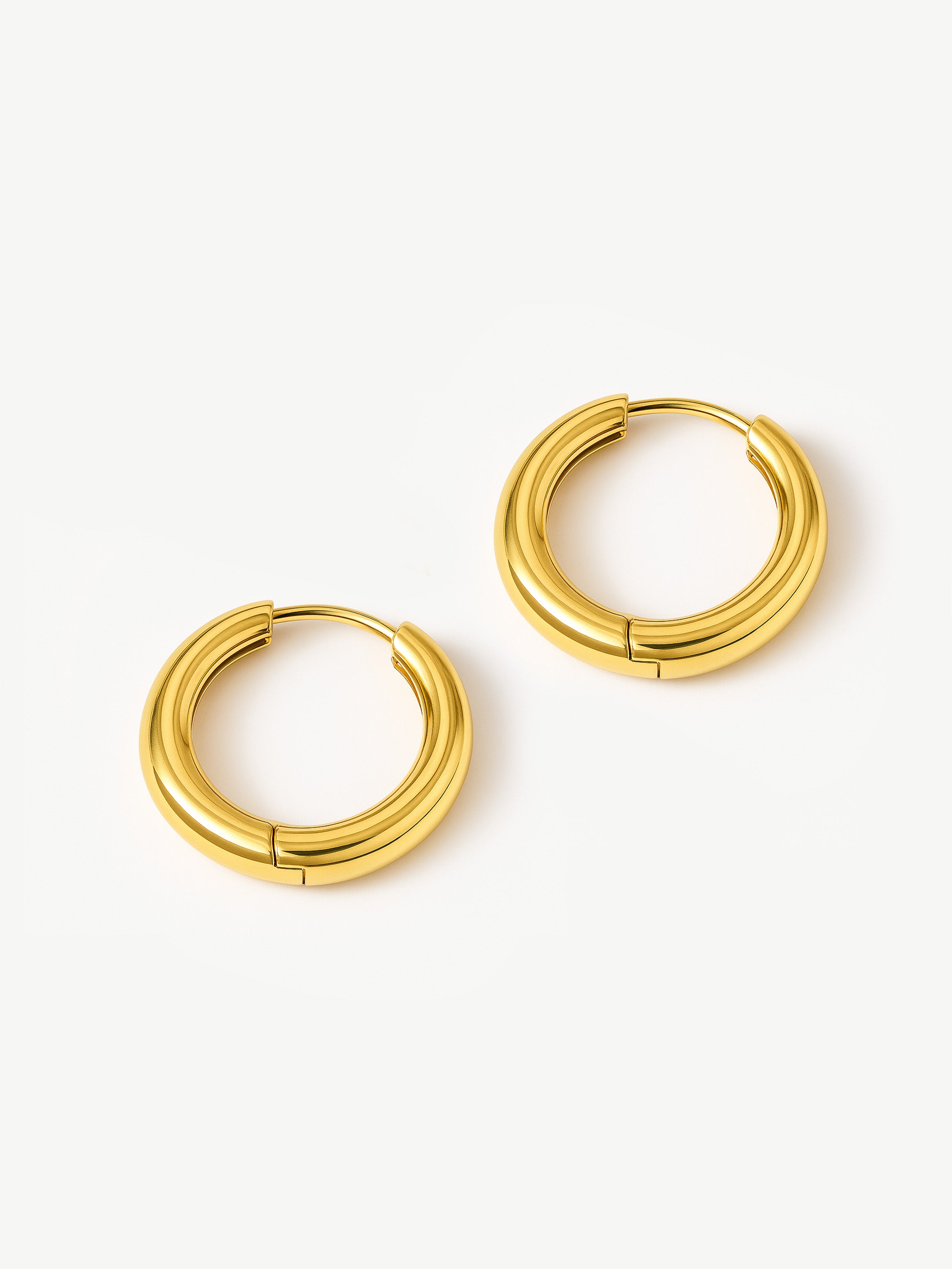 Solid Hoop Earrings For Charms - 1.6cm