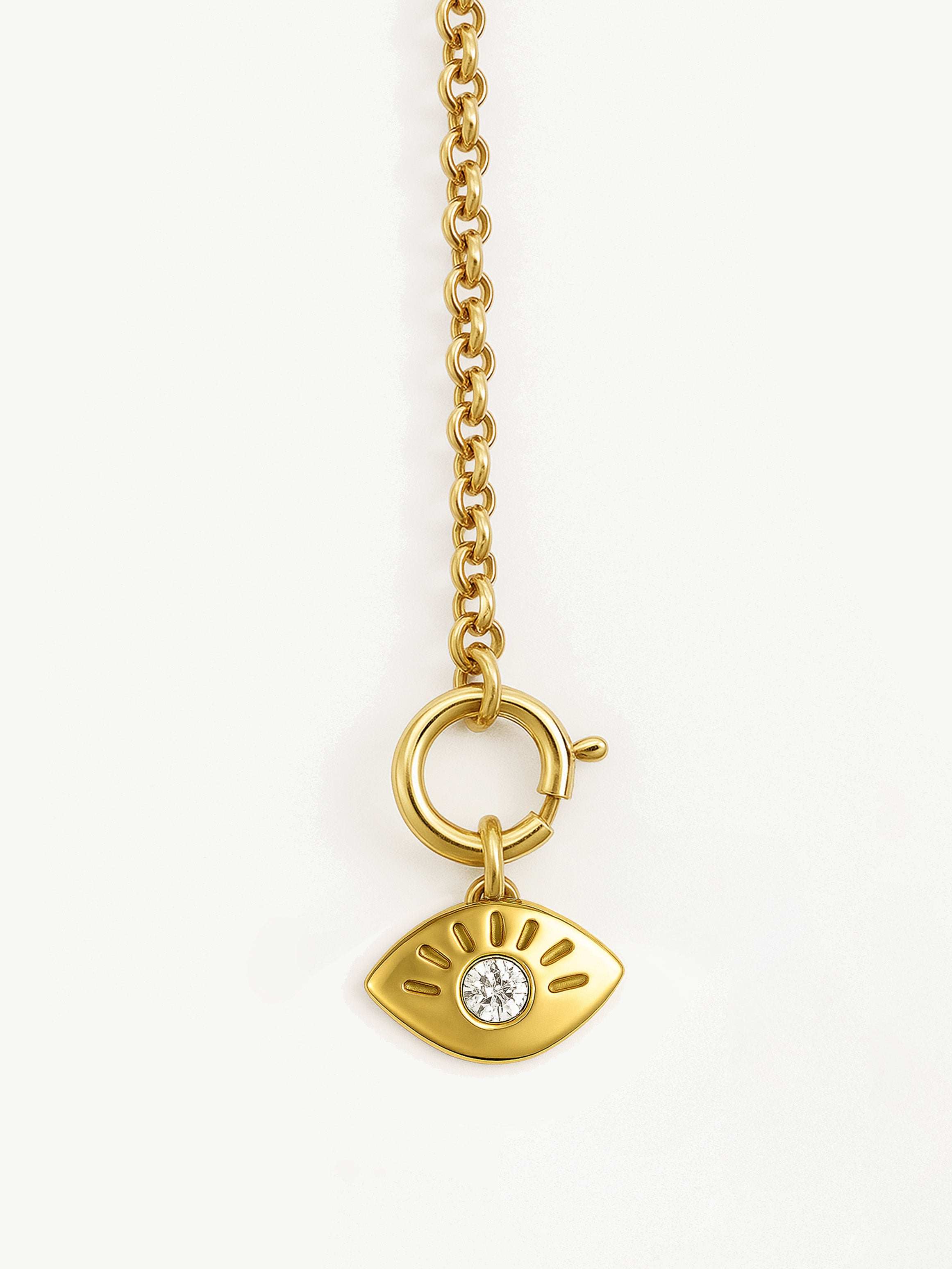 Rolo Chain Necklace For Charms (Q-Clasp)