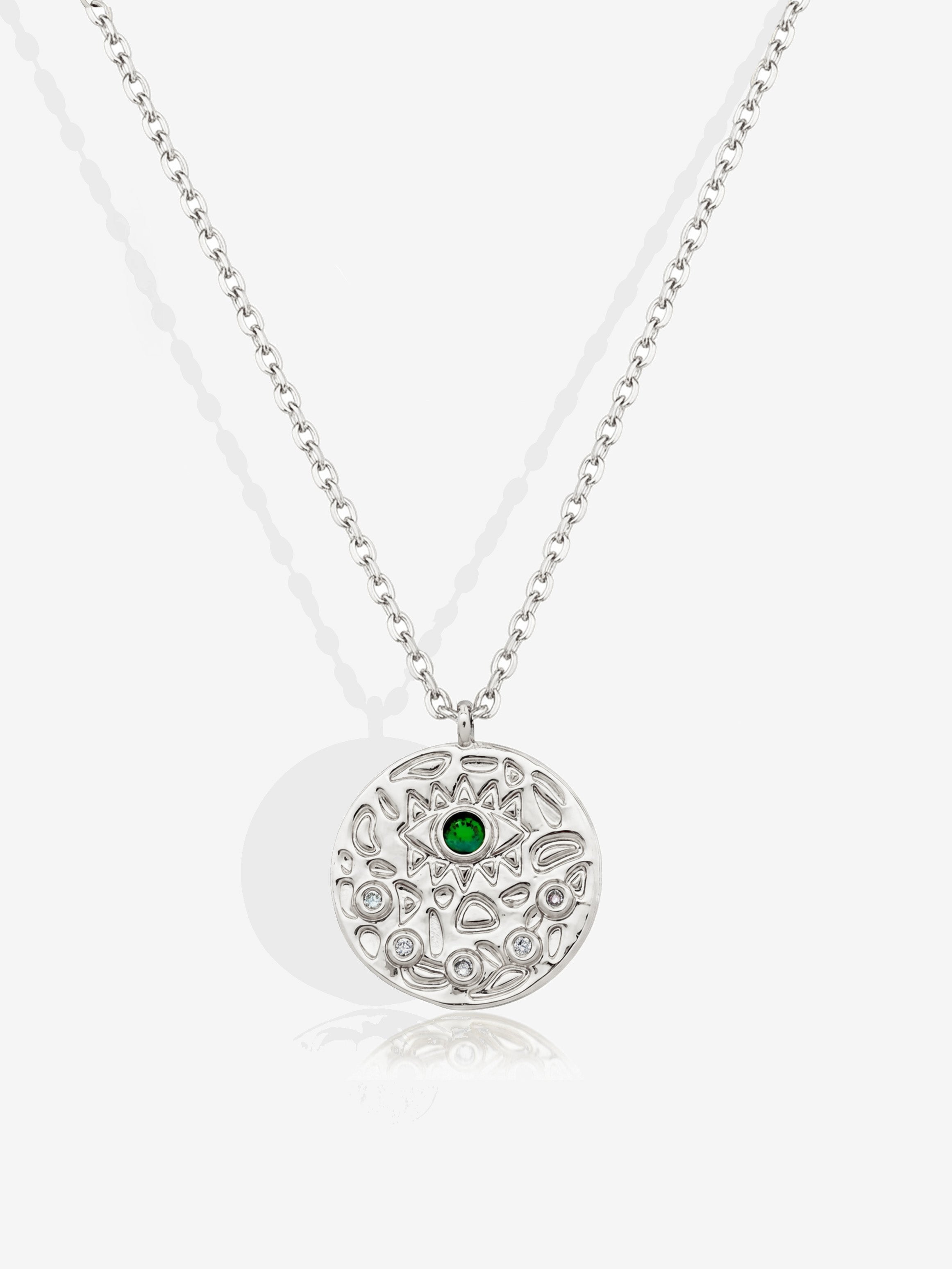 Collier de pièces de monnaie contre le mauvais œil