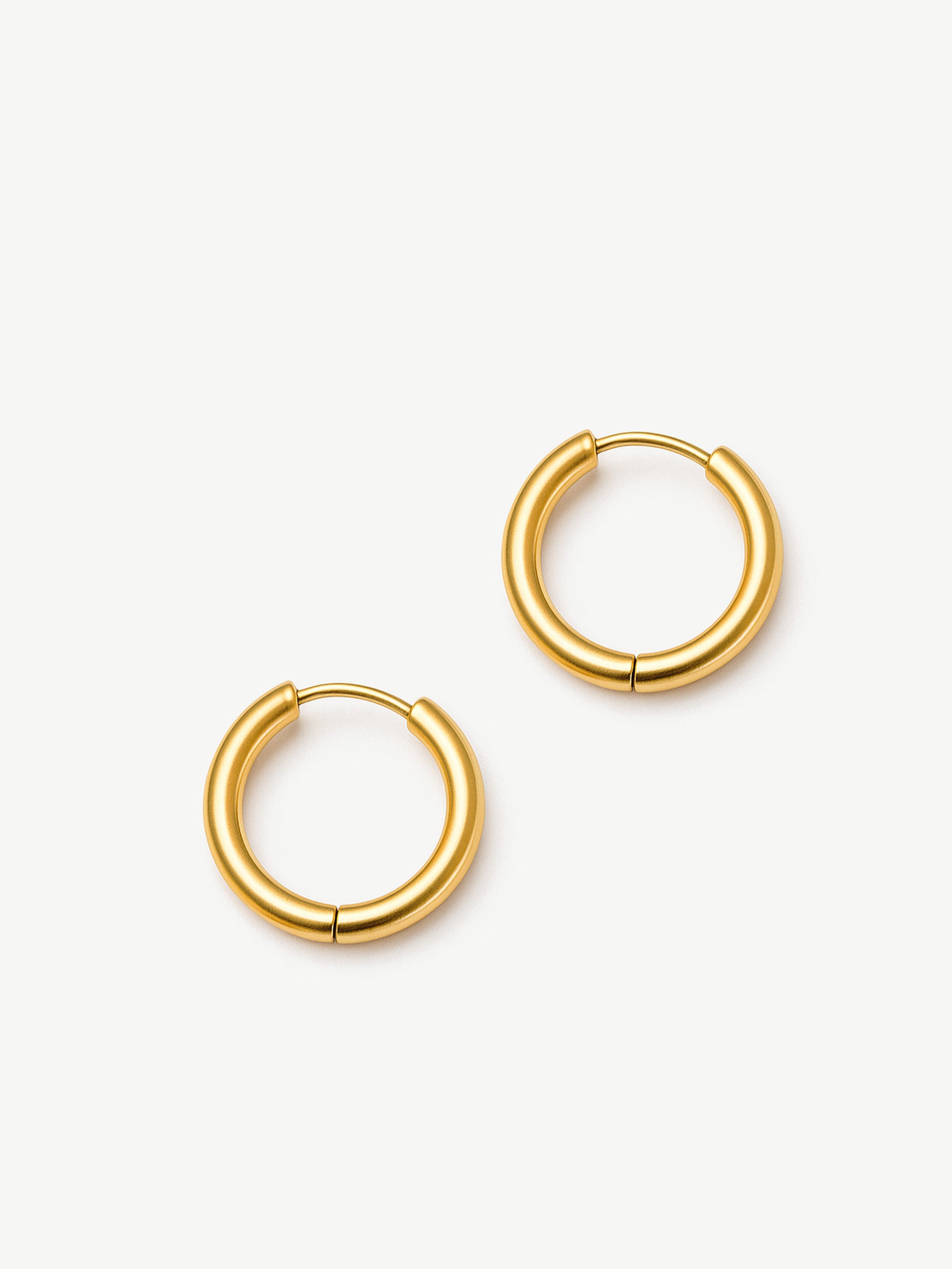 Solid Hoop Earrings For Charms - 20mm