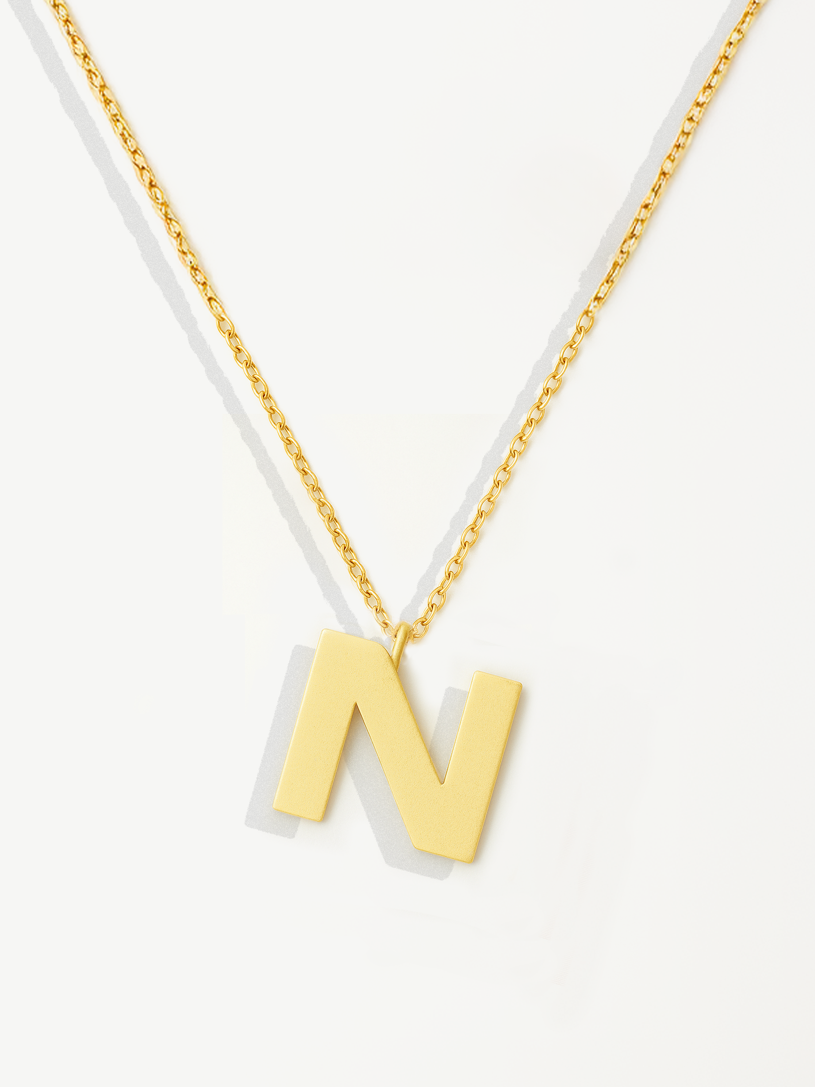 Collier pendentif initial