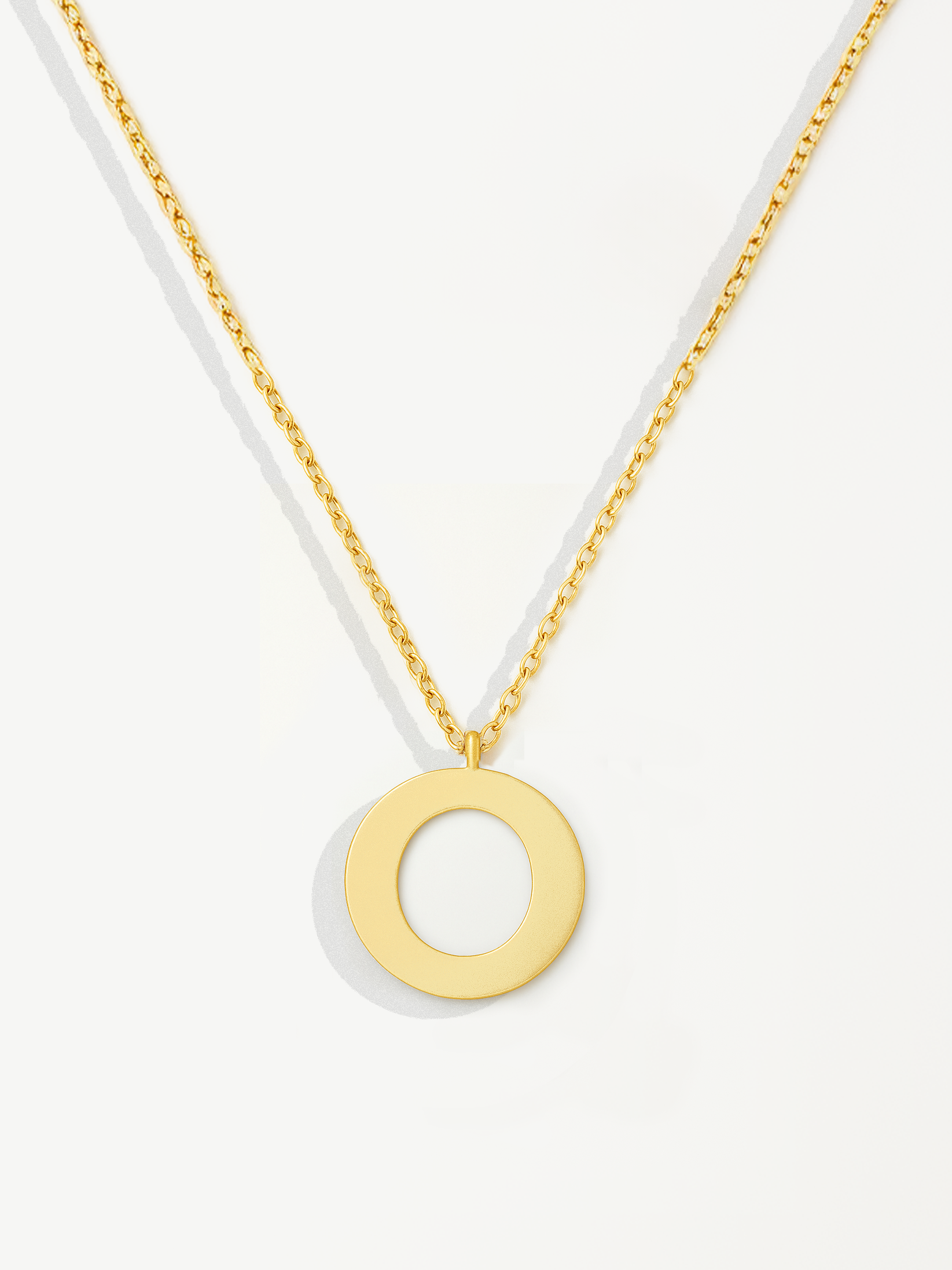 Collier pendentif initial