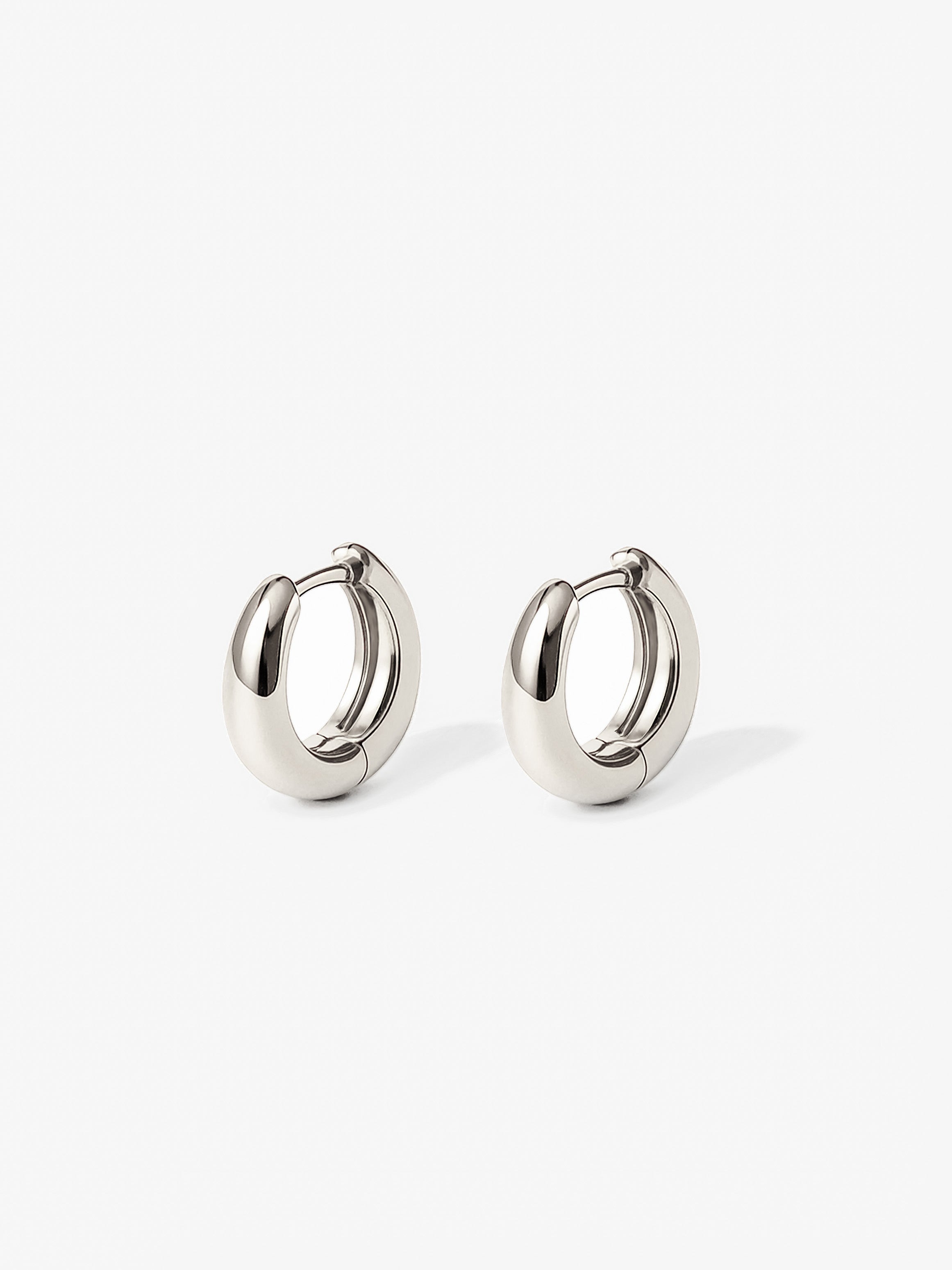 Hinged Huggie Hoop Earrings