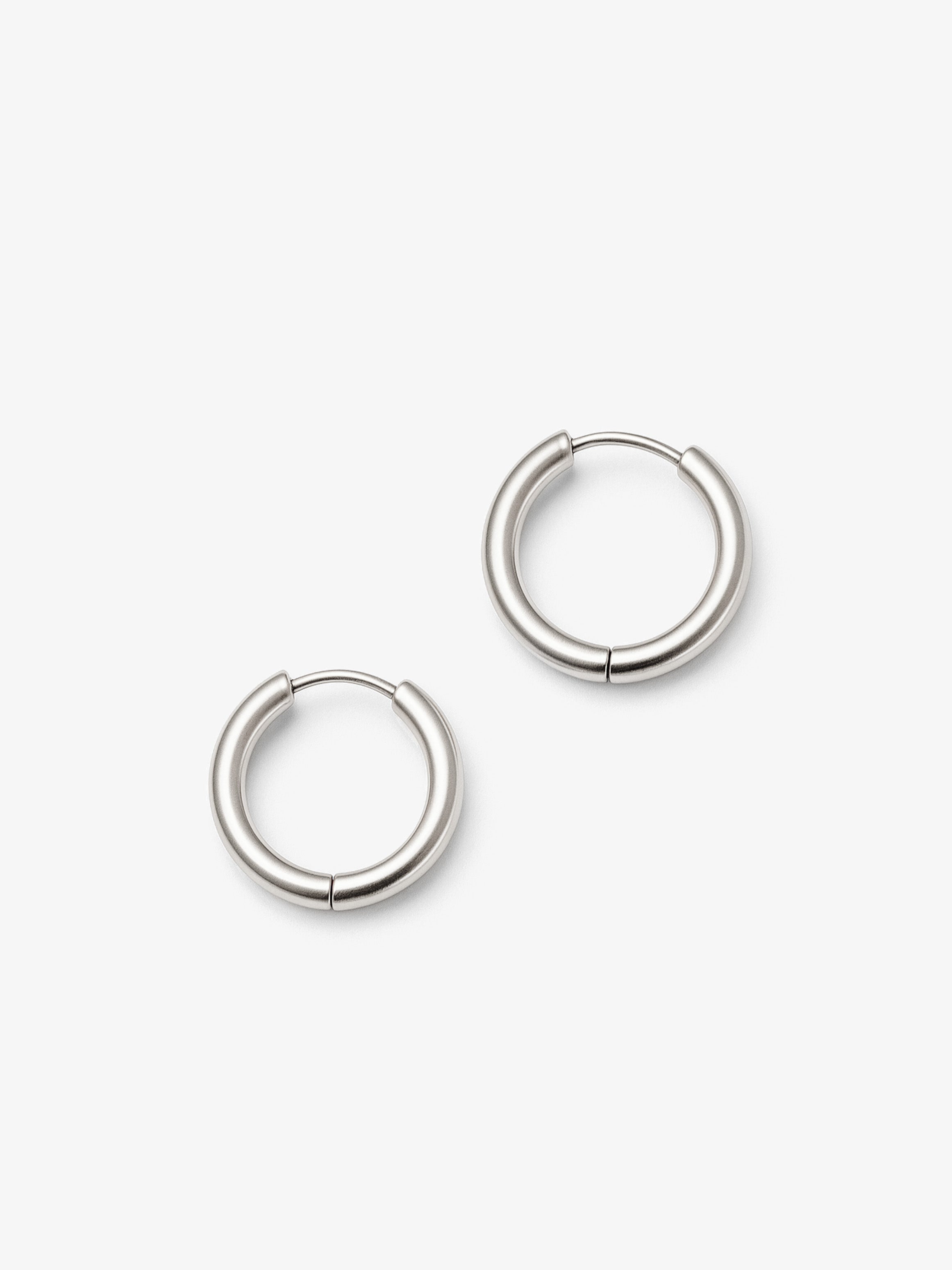 Solid Hoop Earrings For Charms - 18mm
