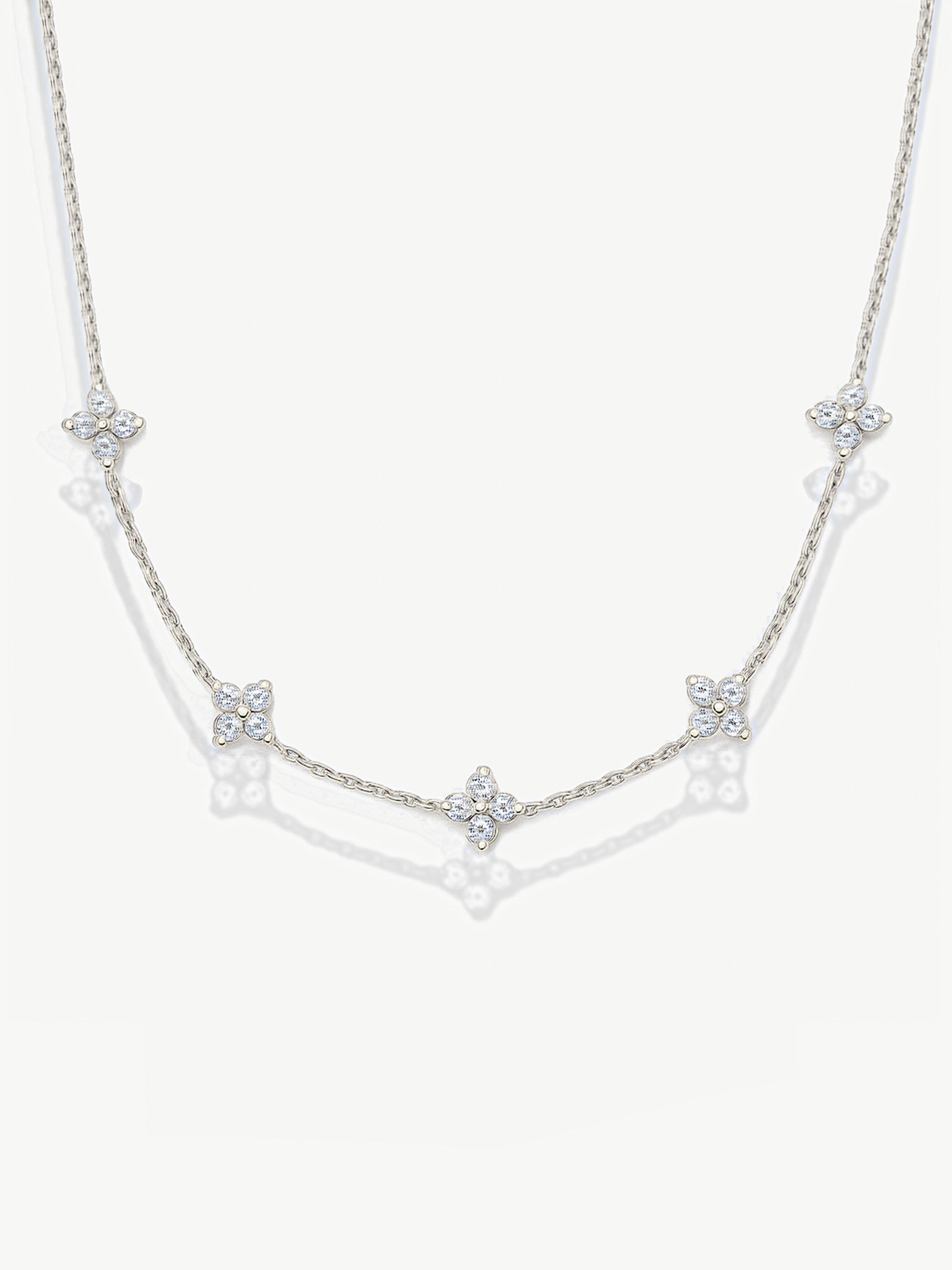 Dainty Hydrangea Necklace