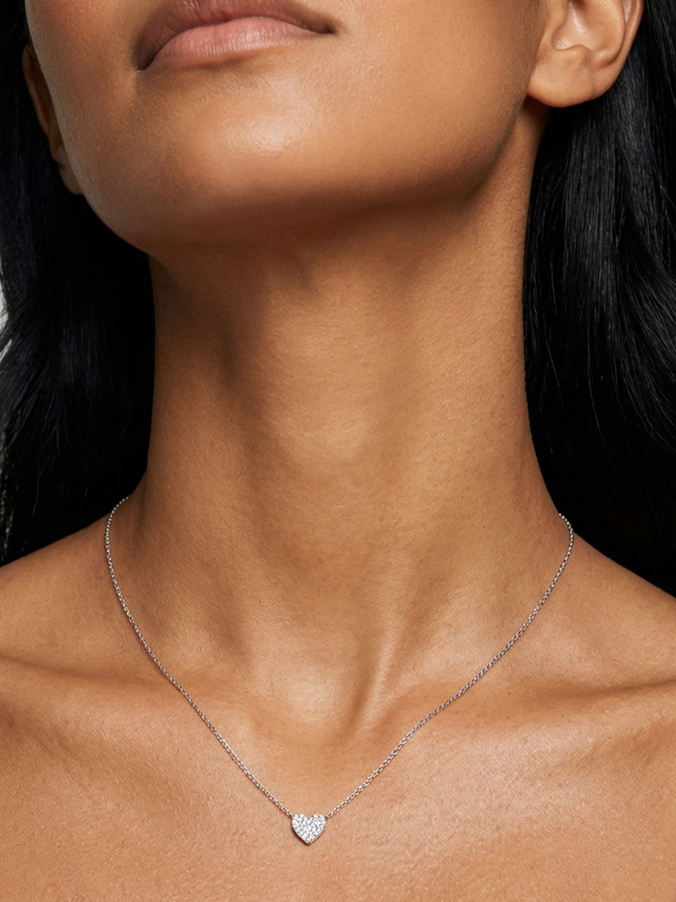 Collier cœur délicat