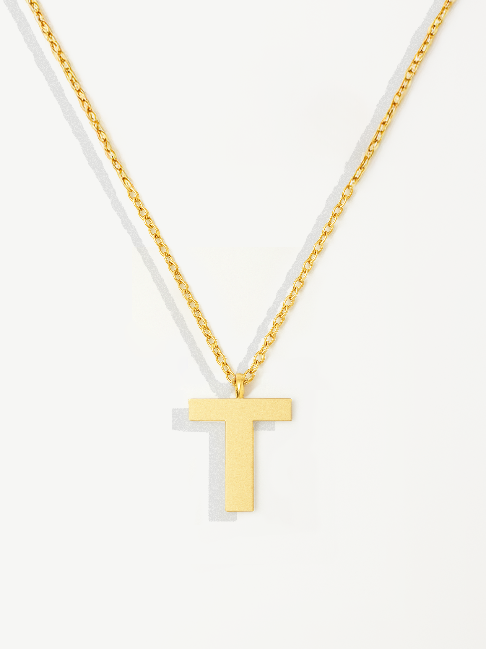 Collier pendentif initial