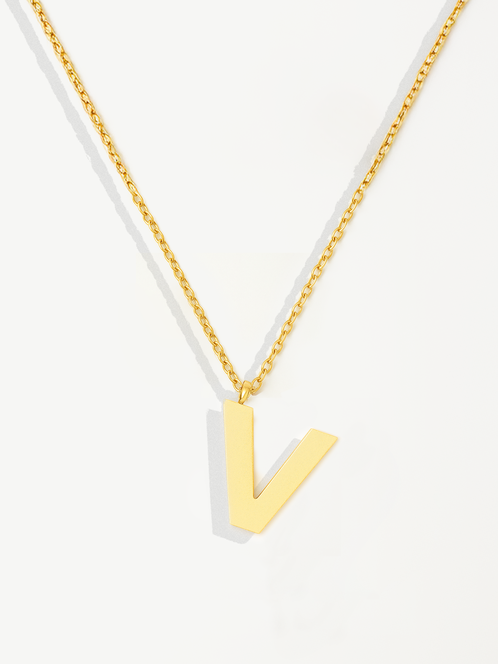 Collier pendentif initial