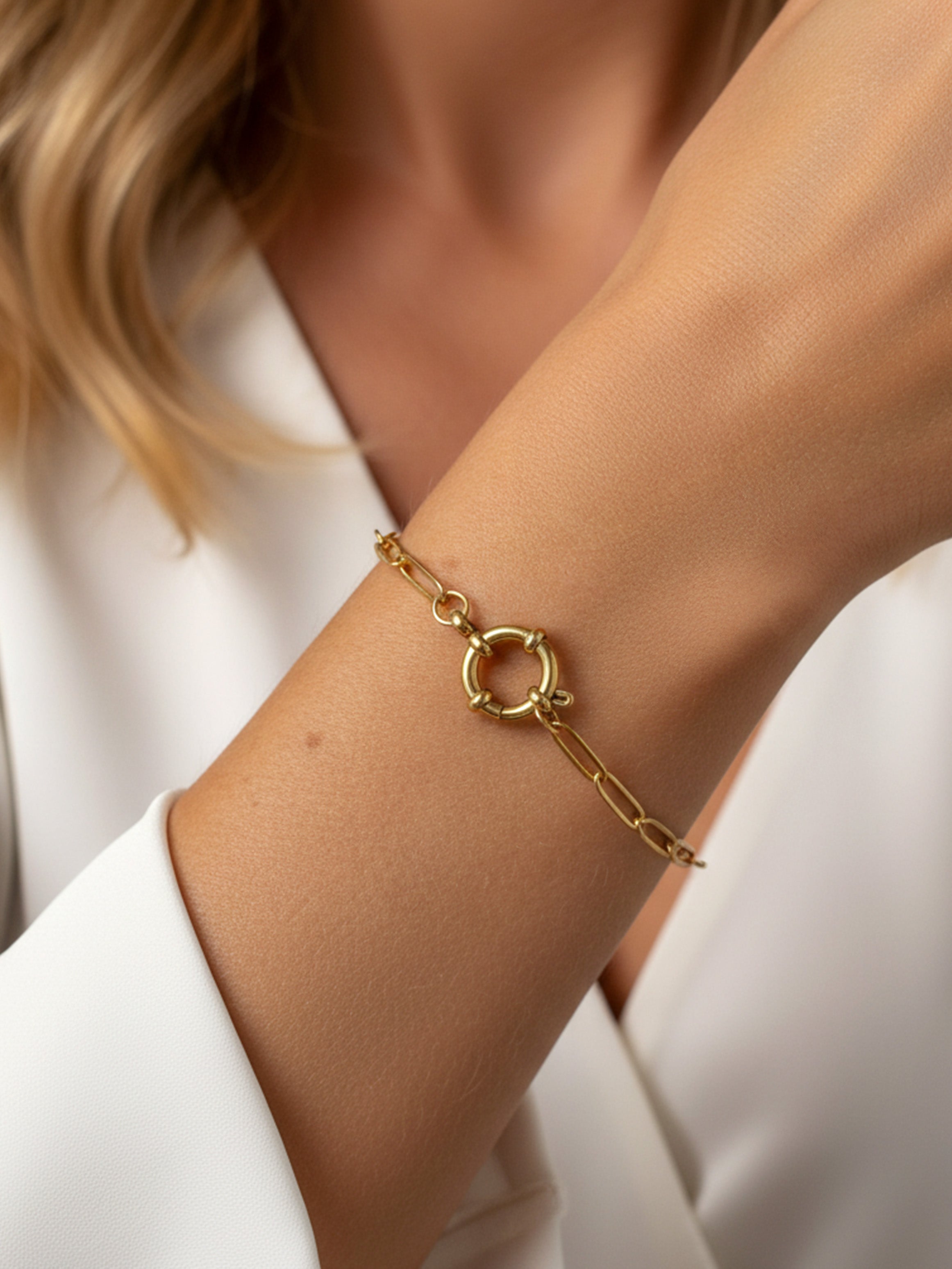 Bracelet à maillons pour breloques